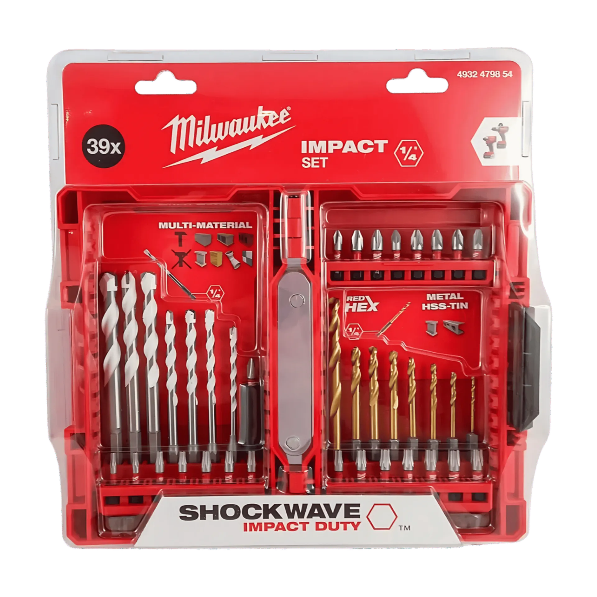 Set de 39 forets et embouts Shockwave Drill Drive