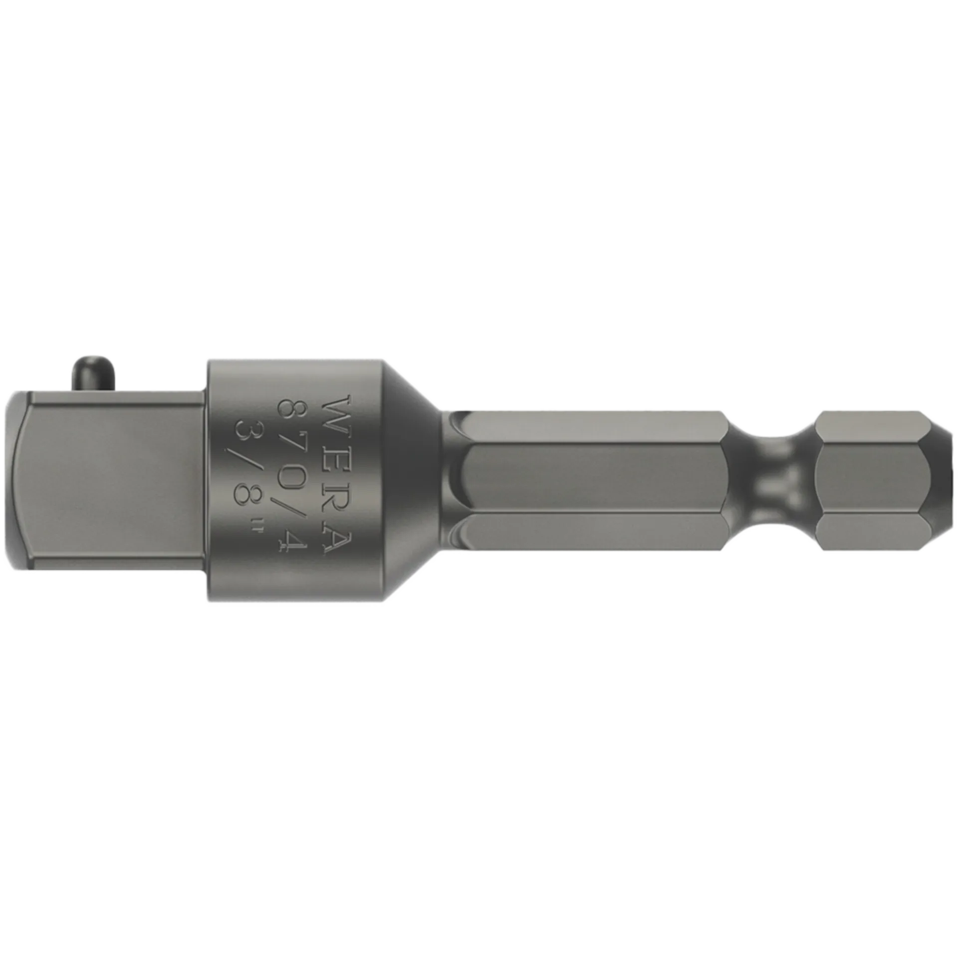 Adaptor 870/4 - zesk.1/4" - l.50mm vierk.3/8" (050215) Adaptor 870/4 - zesk.1/4" - l.50mm vierk.3/8" (050215)