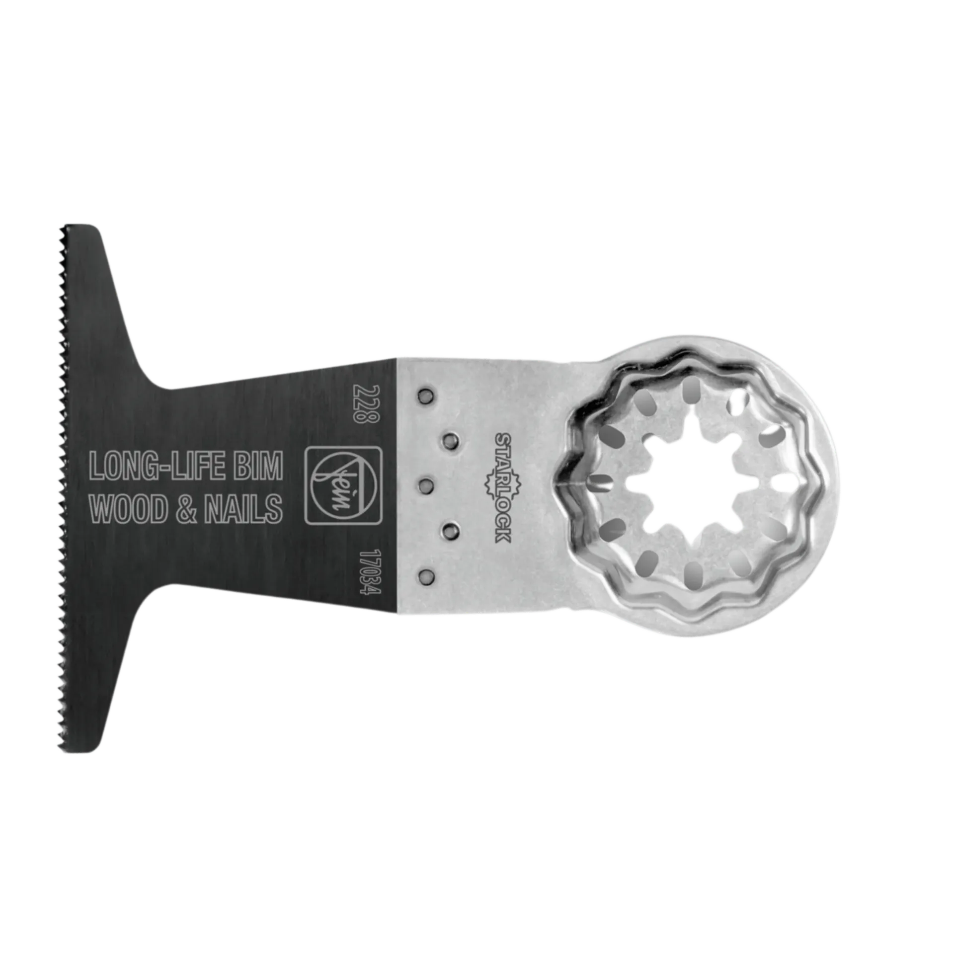Lame de scie pour outil multifonction 65 mm starlock e-cut longlife bim bois & clous (10 pièces)