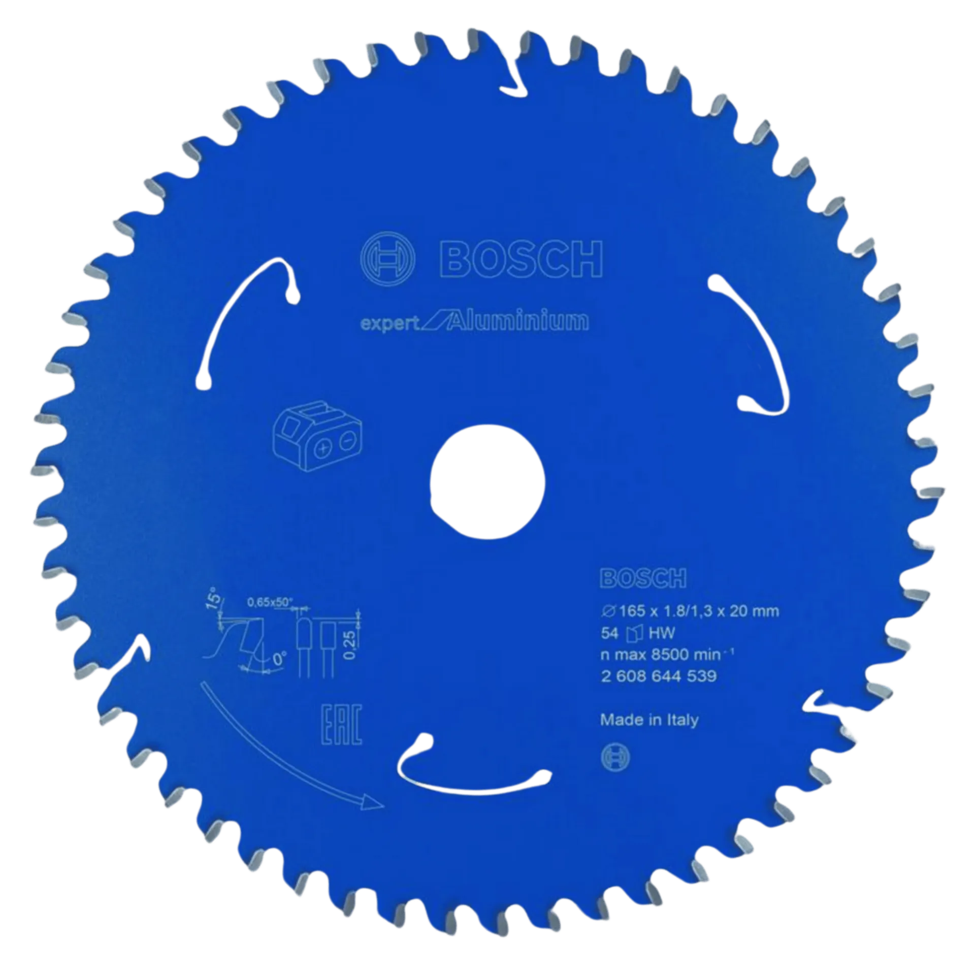 Cirkelzaagblad ø 165 x 1.8 x 20 mm z54 expert for aluminium