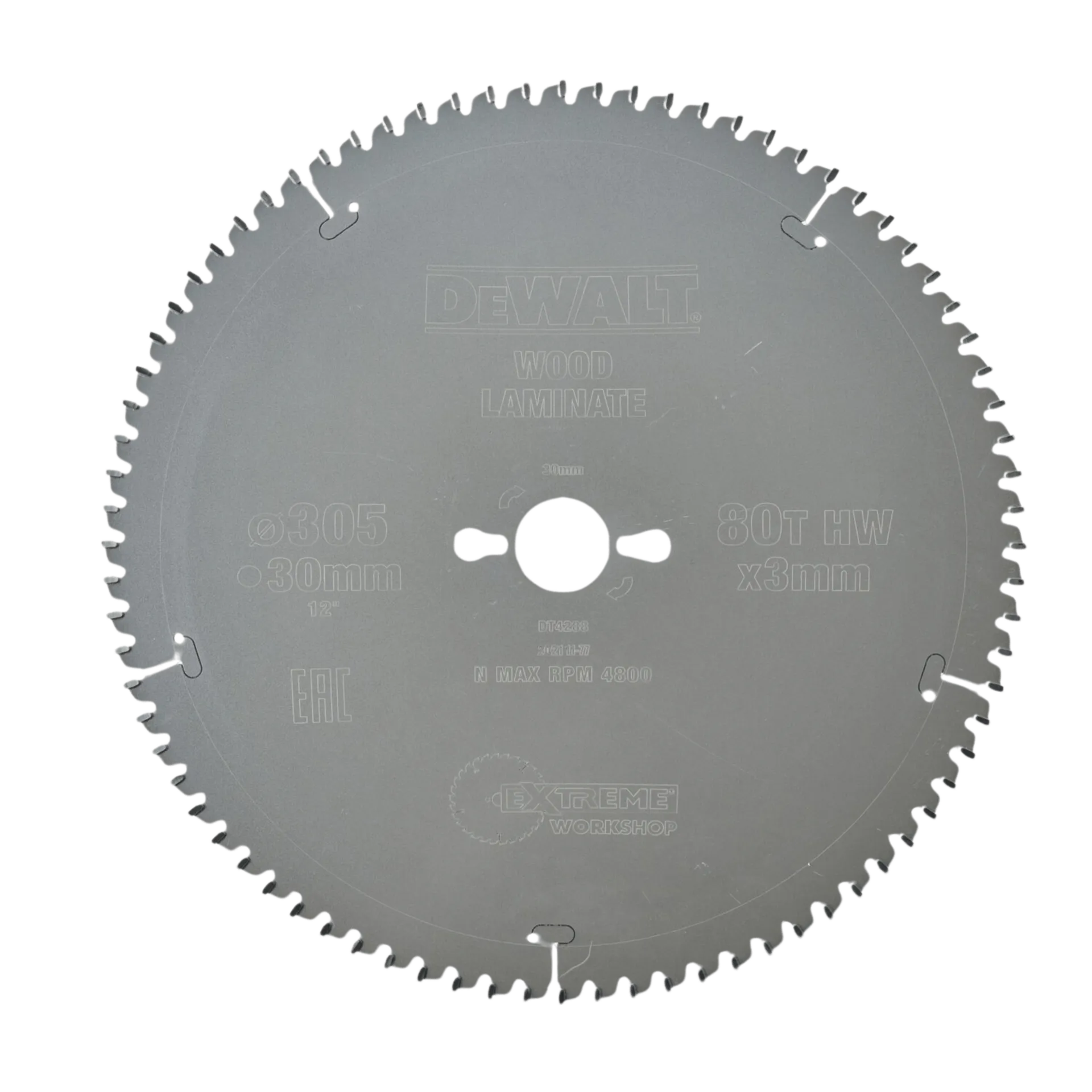 Lame de scie circulaire ø 305 x 3 x 30 mm z80 extrême (laminé + aluminium)