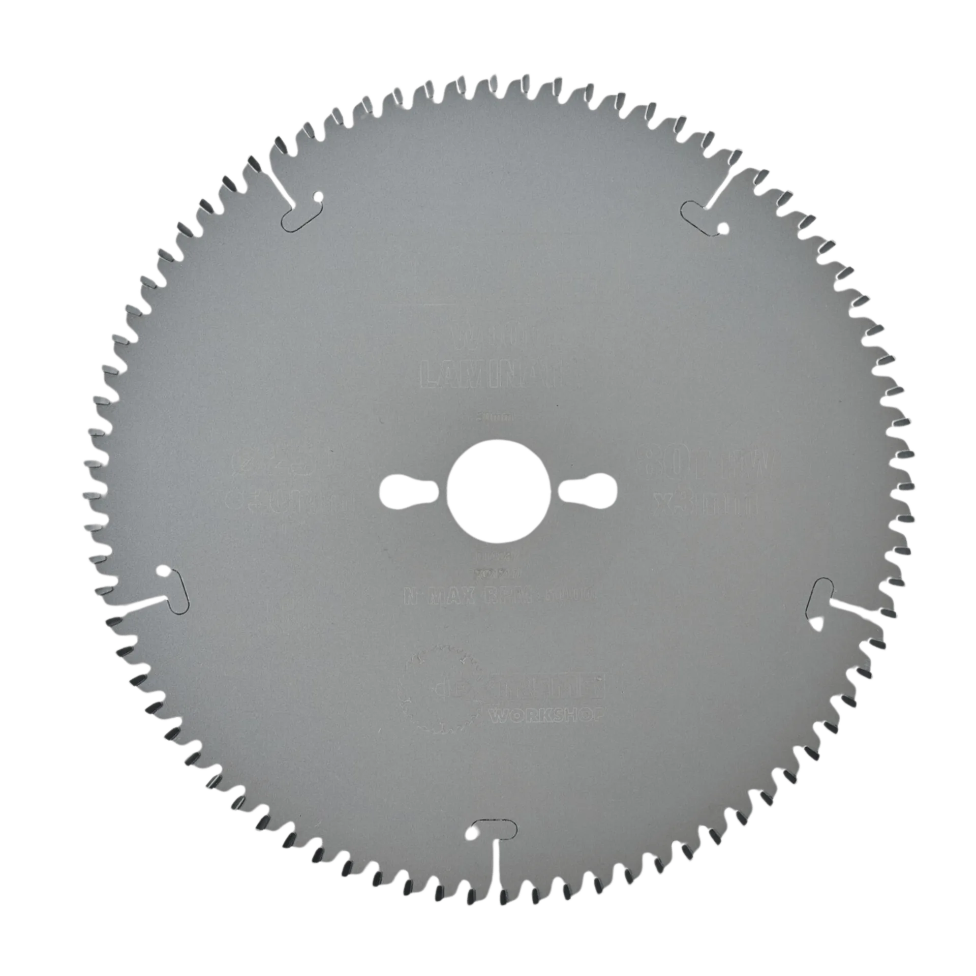 Lame de scie circulaire ø 250 x 3 x 30 mm z80 extrême (laminé + aluminium)
