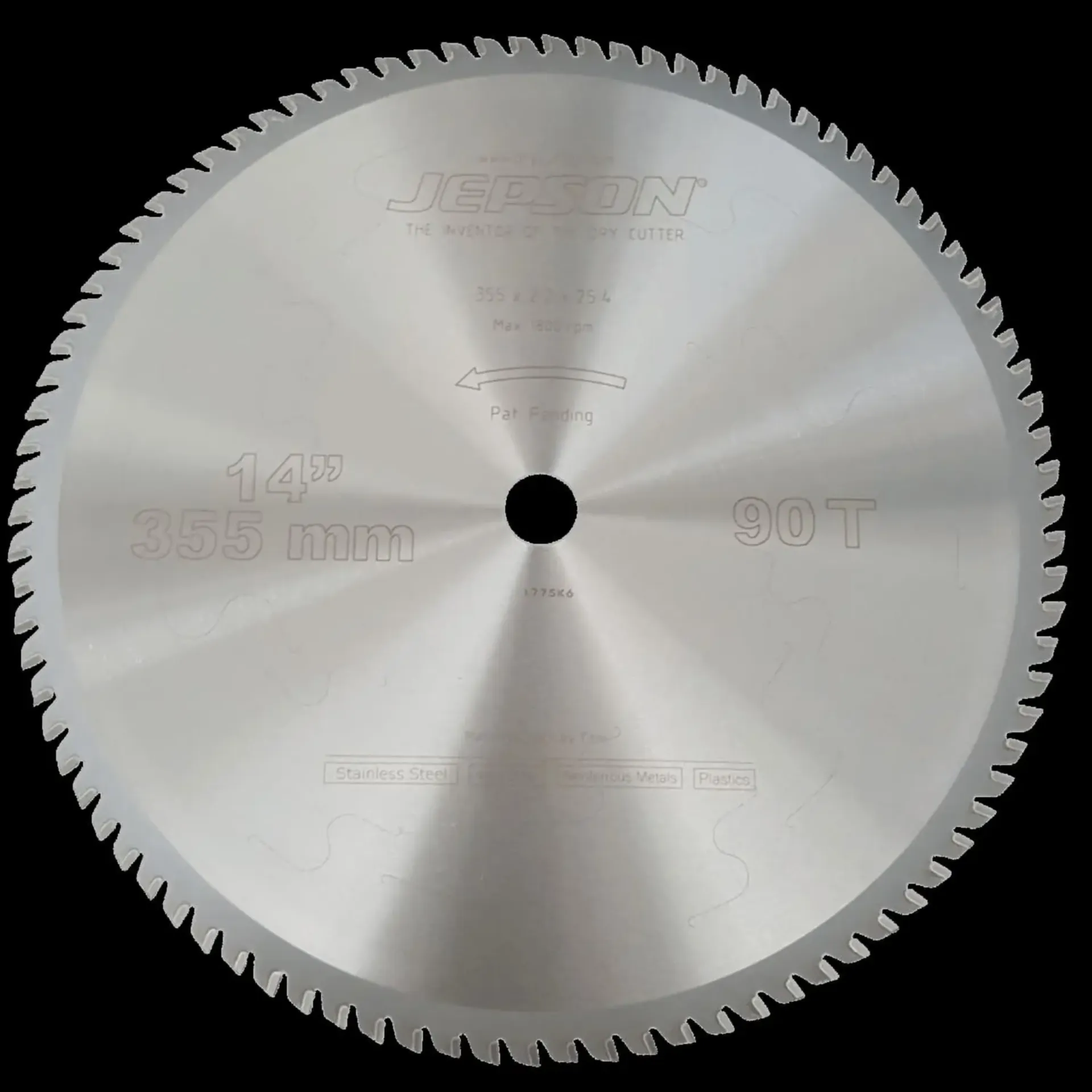 Lame de scie circulaire pour métal ø 355 x 25.4 x 90T pour super dry cutter réf.600570 Lame de scie circulaire pour métal ø 355 x 25.4 x 90T pour super dry cutter réf.600570