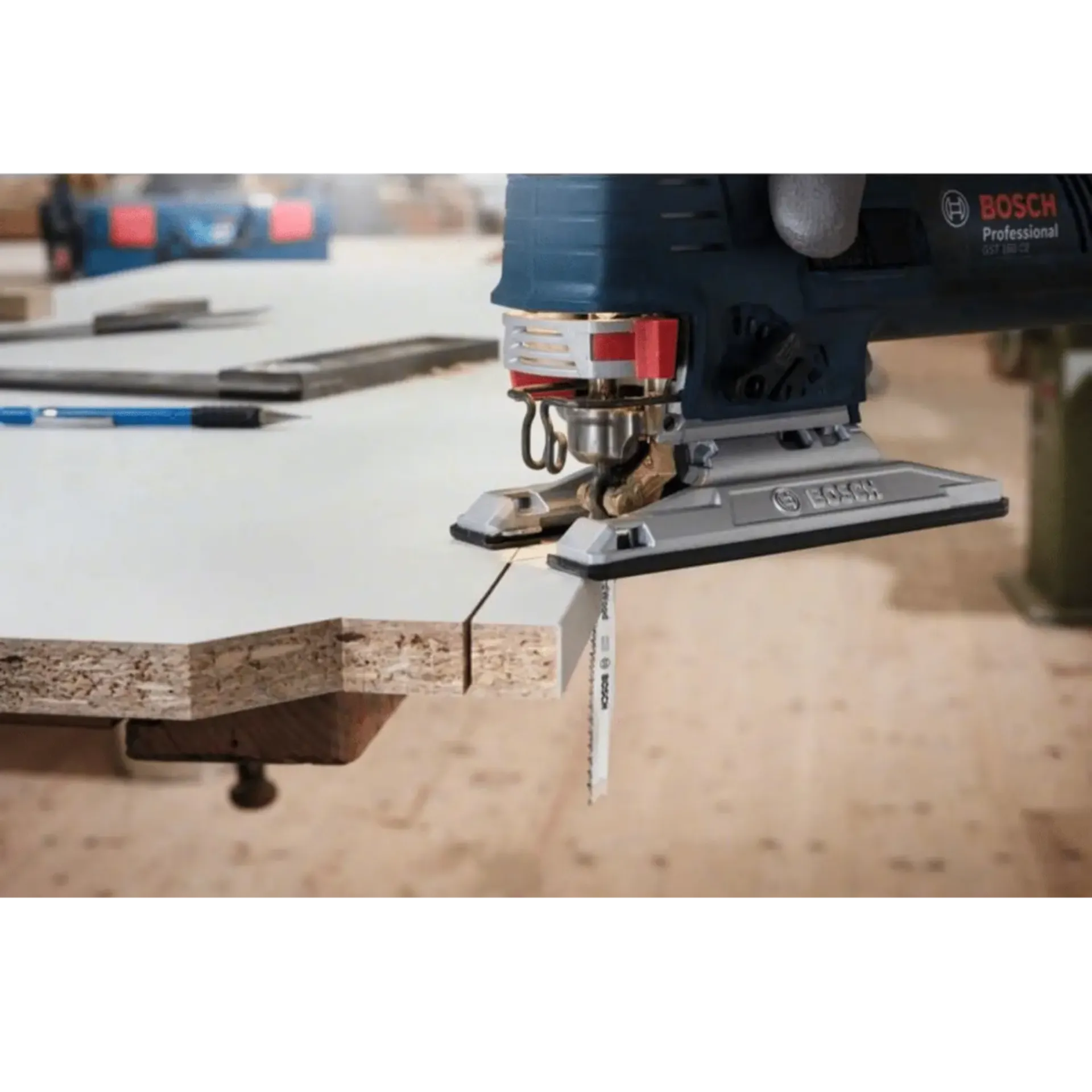 Bosch T 101BR Lames de scie sauteuse pour bois (Clean HCS, 74 mm, 5 pièces)