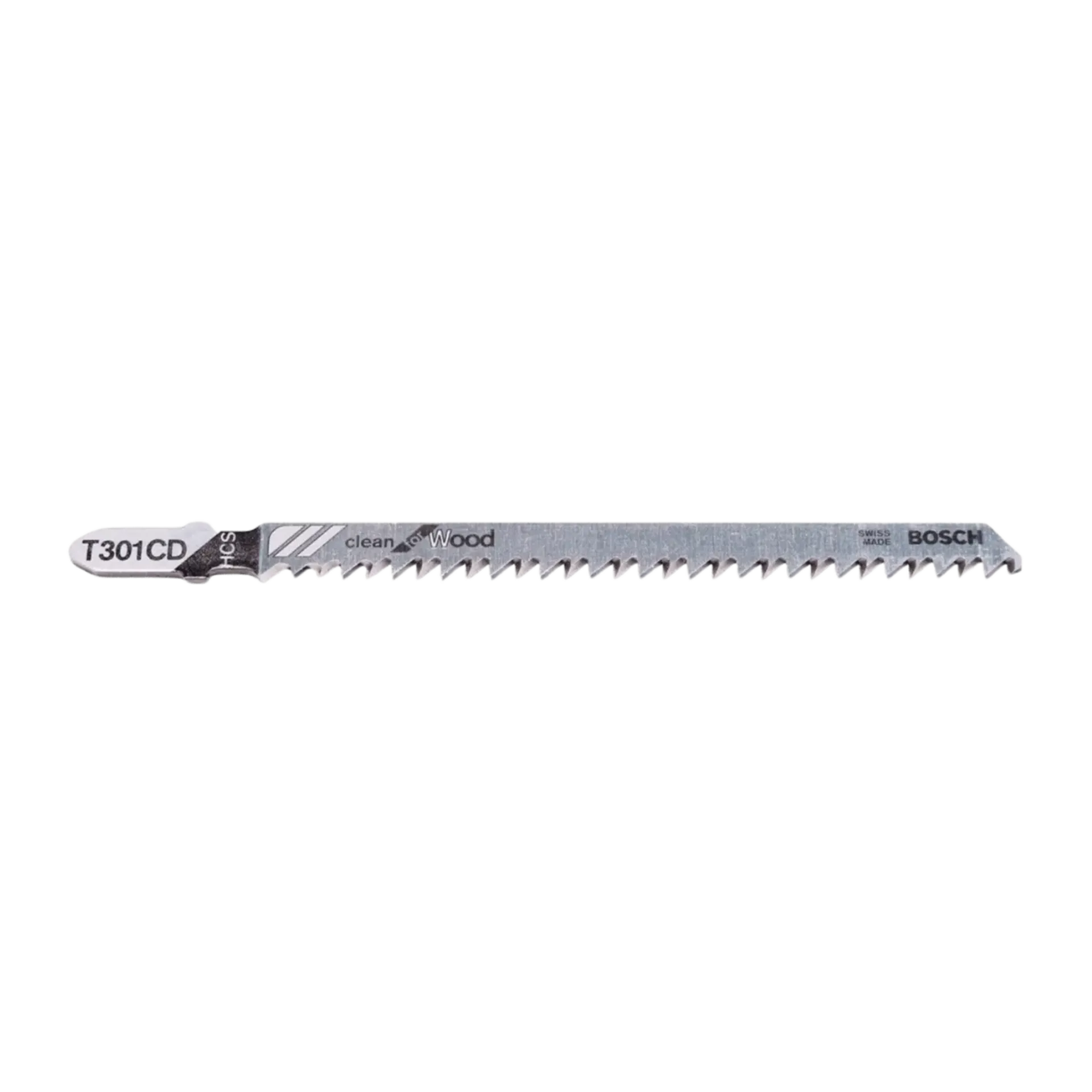 Lames de scie sauteuse BLI (5 pièces) pour bois Clean HCS T 301CD L.117 mm