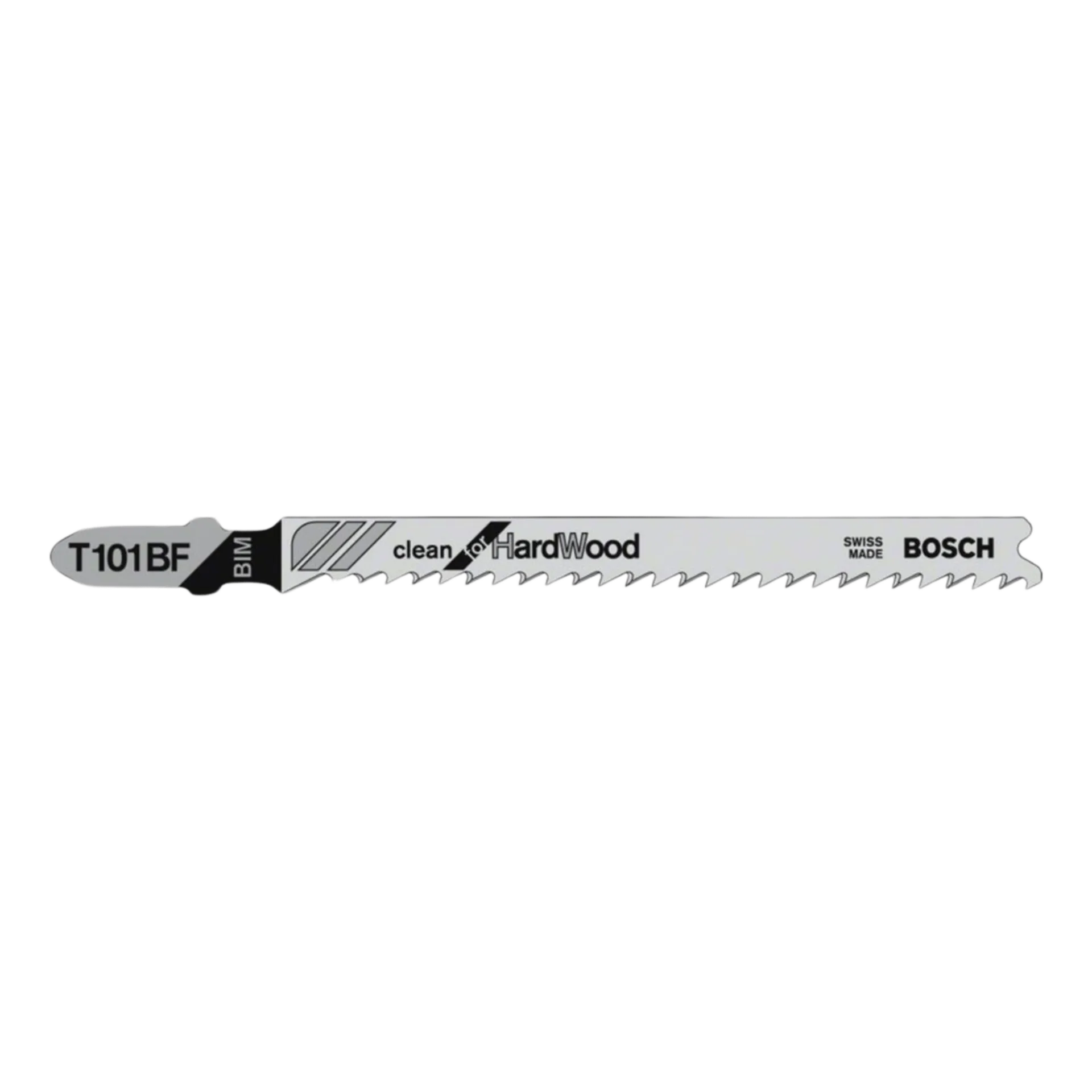 Lames de scie sauteuse (5 pièces) pour bois dur clean bim t 101bf l.74 mm