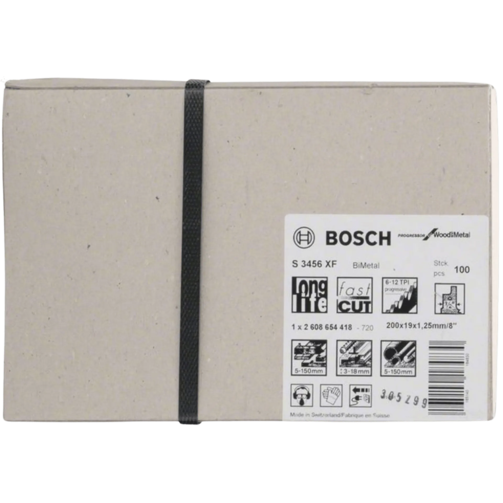 Lames de scie réciproque (100 pièces) s3456xf bois / métal 200mm réf 26086554418