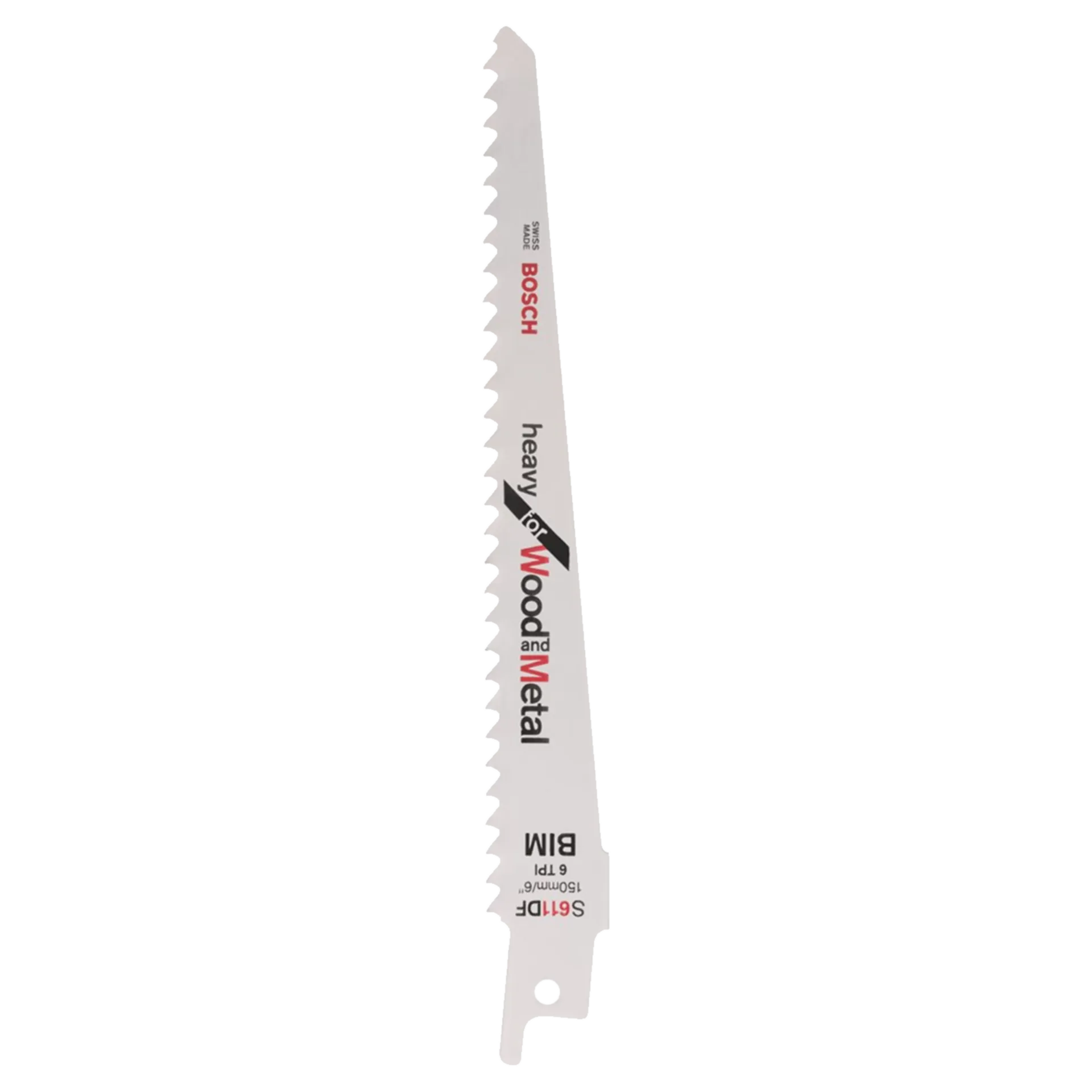 Reciprozaagbladen Hout/Metaal Heavy BIM 611DF 150 mm (5St) Reciprozaagbladen Hout/Metaal Heavy BIM 611DF 150 mm (5St)