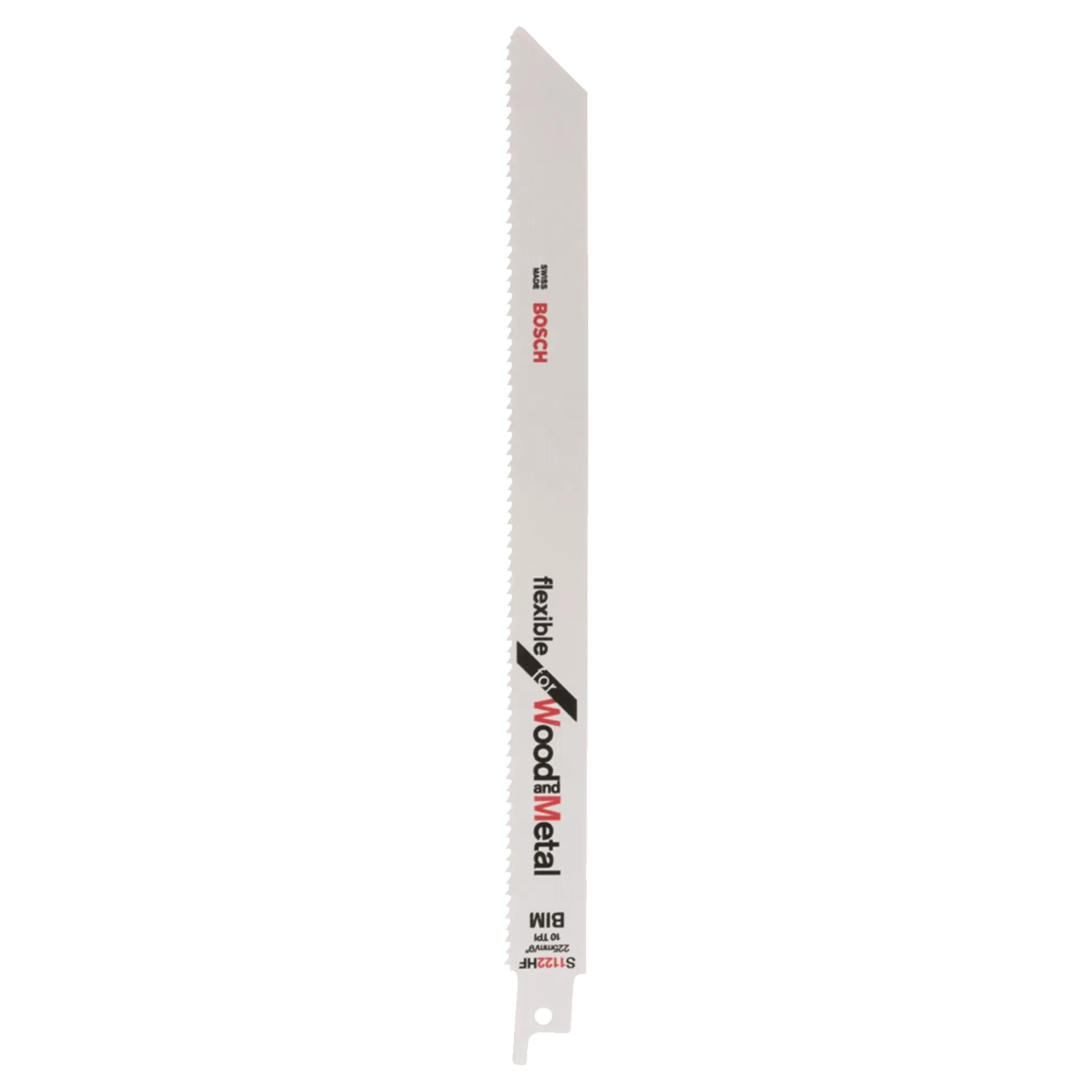 Reciprozaagbladen Hout/Metaal Flexible BIM 1122HF 225 mm (5St)