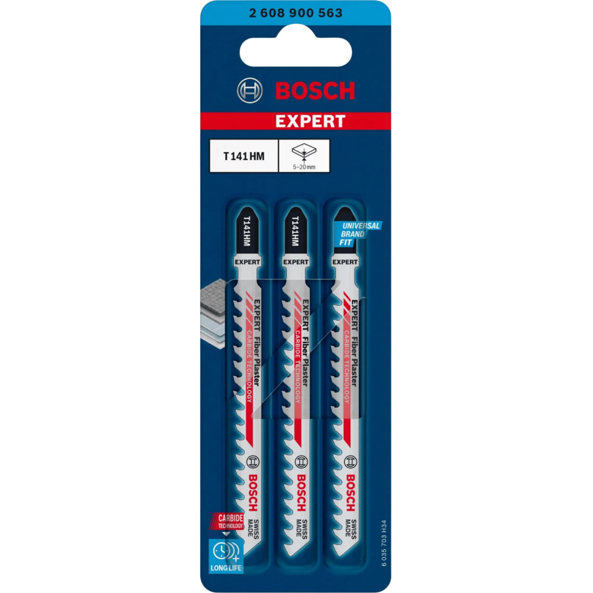 Bli (3 stuks) decoupeerzaagbladen expert T141HM Bli (3 stuks) decoupeerzaagbladen expert T141HM