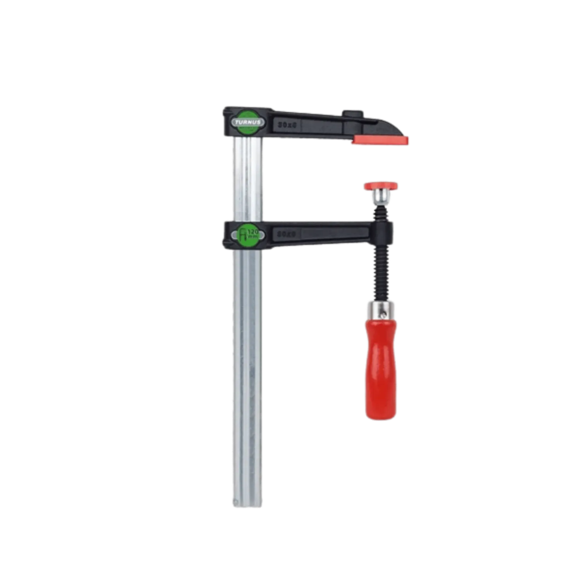 Étau 1000 mm - 120 mm profondeur 30 x 8 avec poignée en bois Étau 1000 mm - 120 mm profondeur 30 x 8 avec poignée en bois