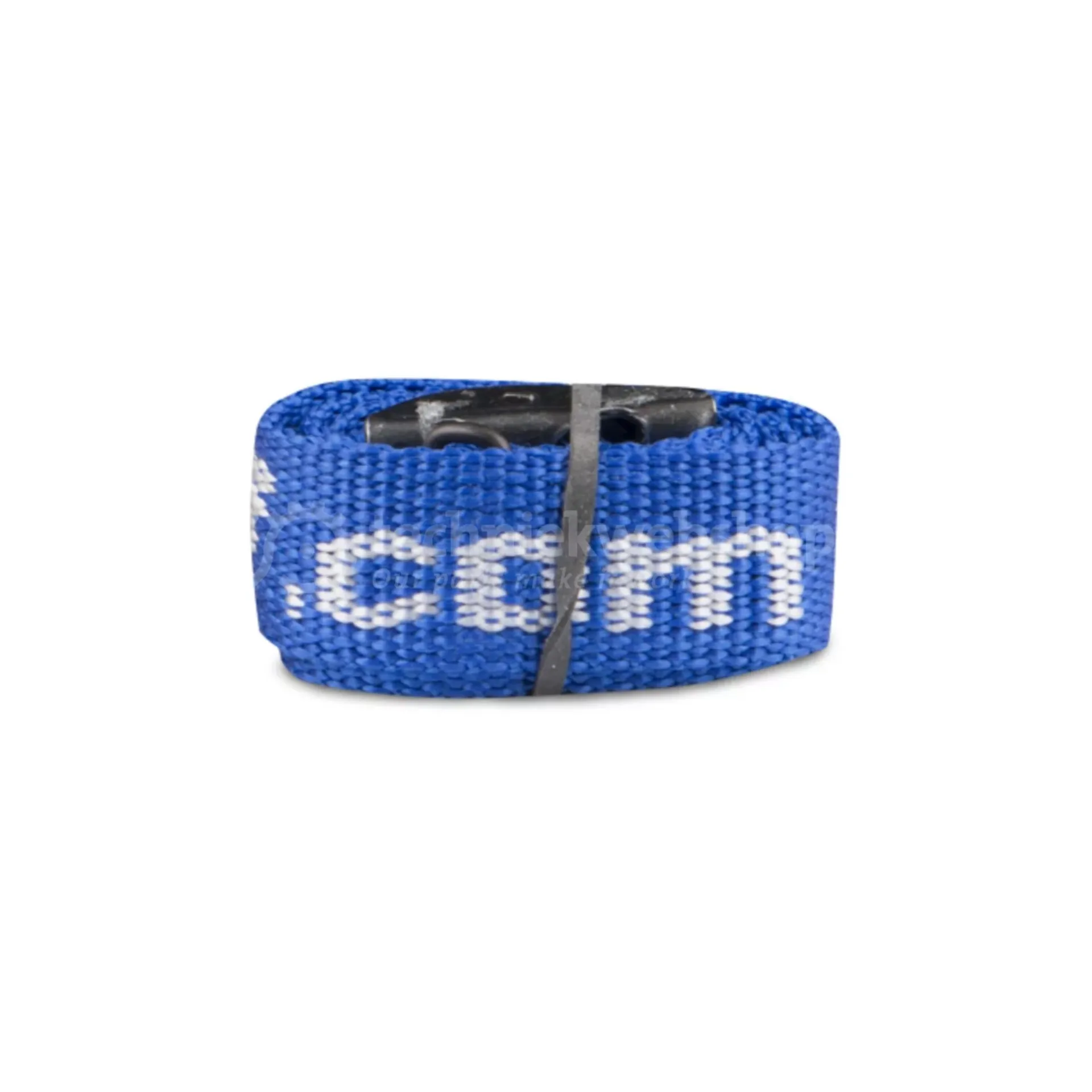 Spanband met klemgesp (50 cm x 20 mm, 300 kg, blauw)