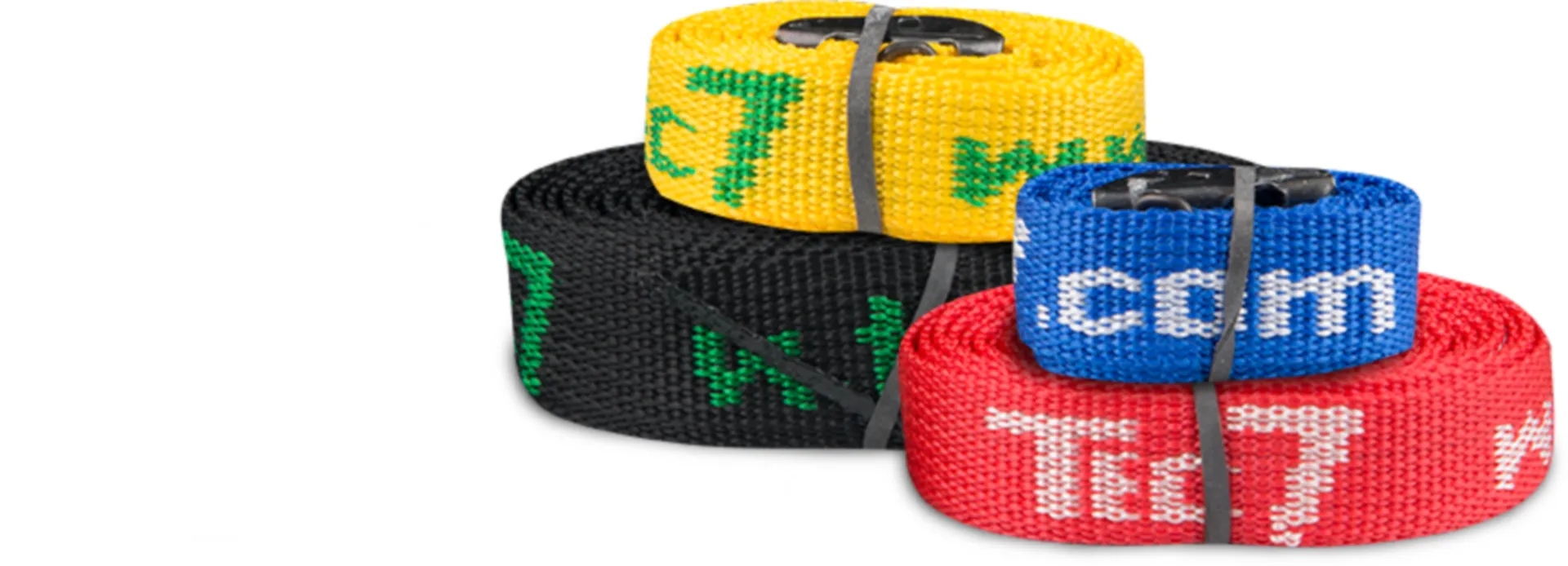 Spanband met klemgesp (50 cm x 20 mm, 300 kg, blauw)