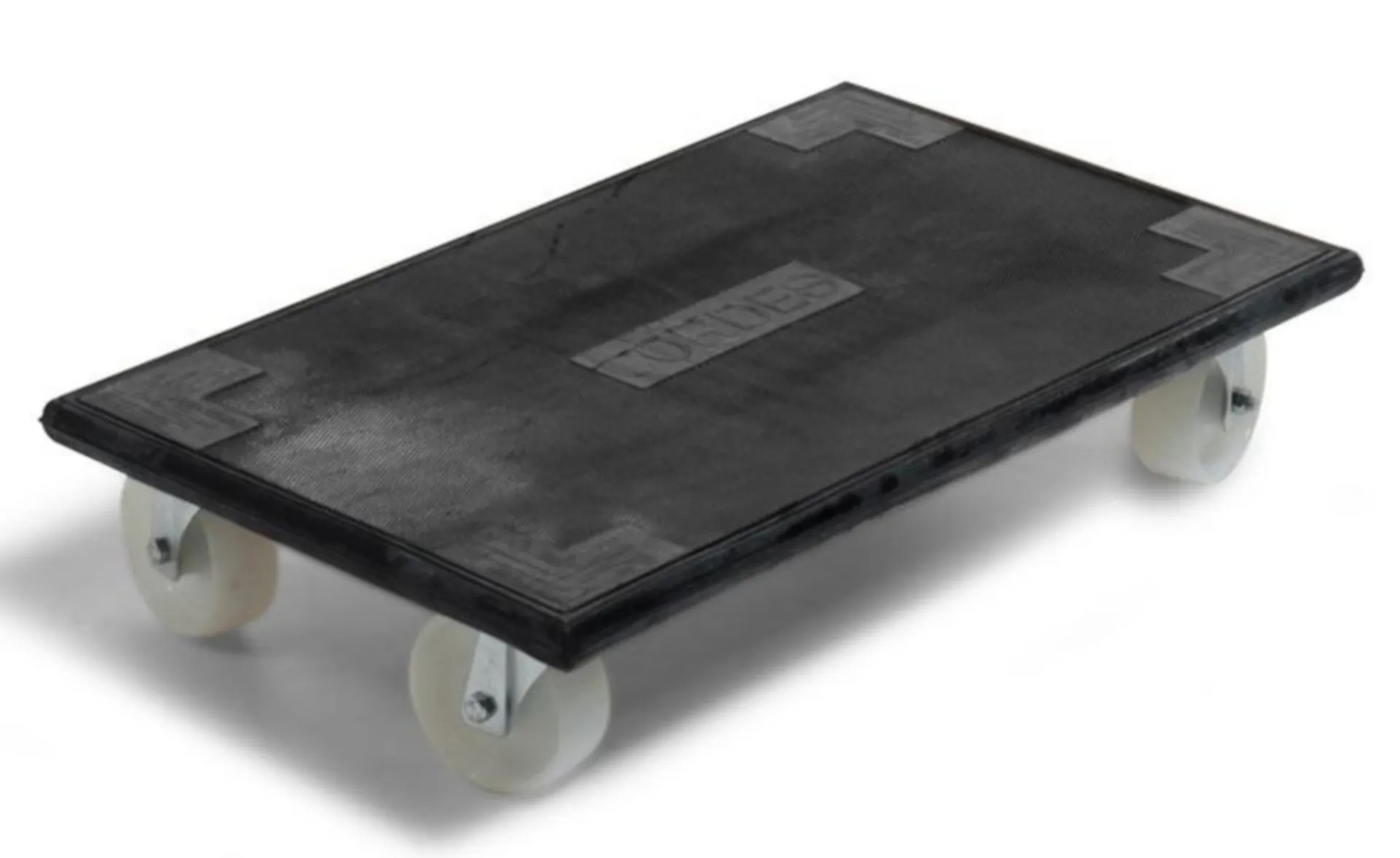 Cordes lastwagendolly (350 x 600 mm, nylon wielen 100 mm, 500 kg)