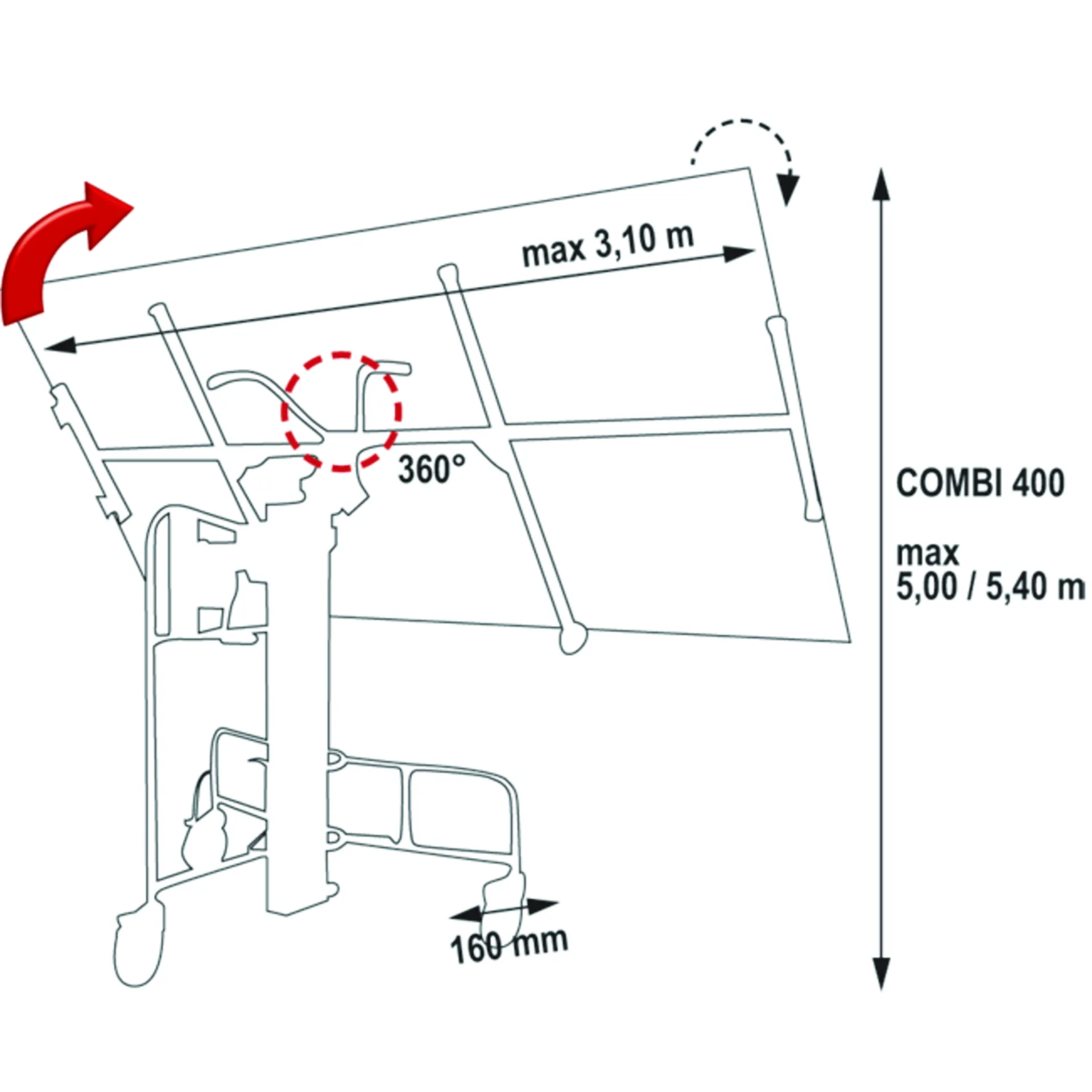 LEVE-PLAQUES LEVPANO COMBI 400
