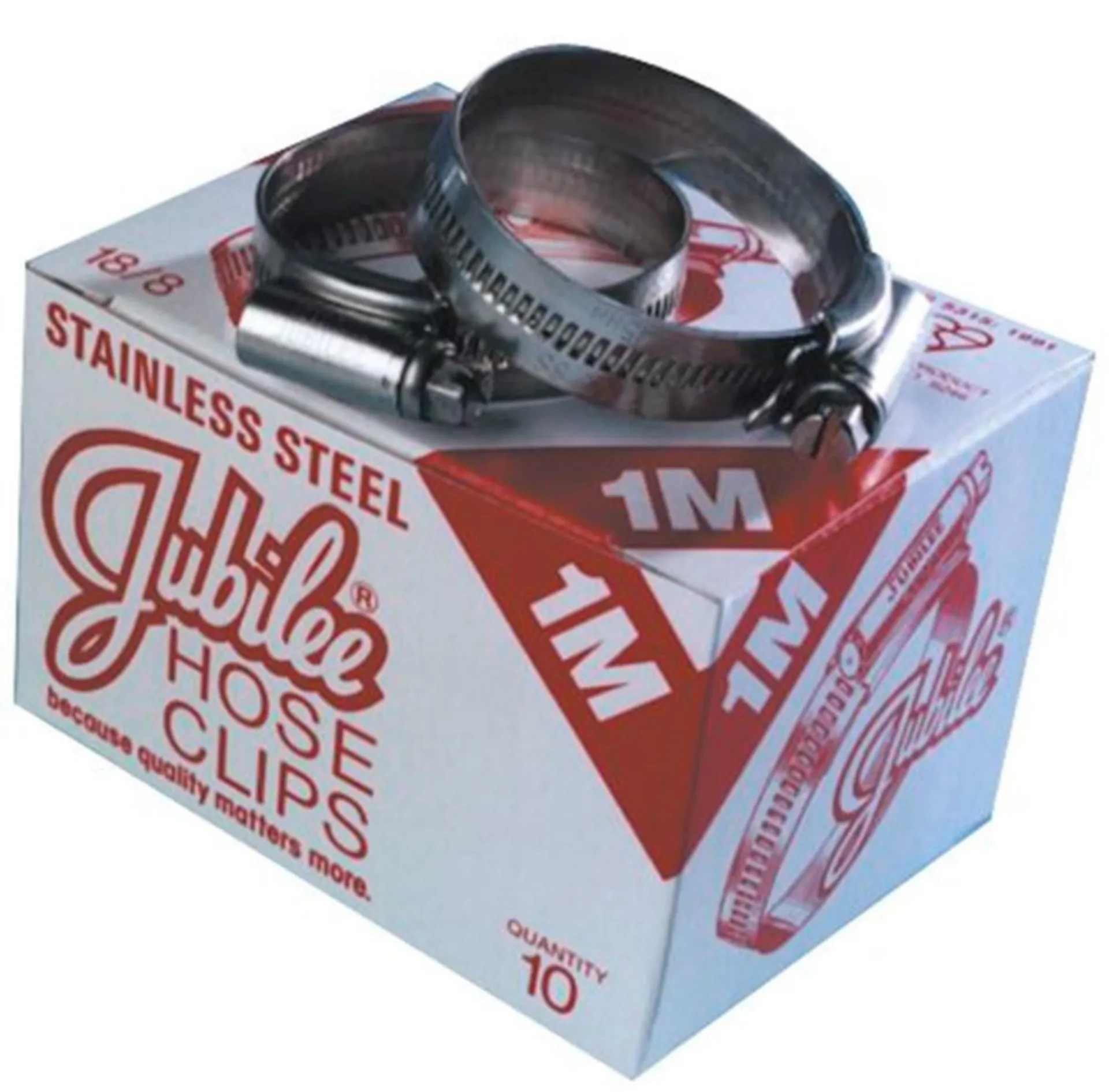 JUBILEE S-SLANGKLEM RVS 40-55*13   SET 10ST - JUSS055