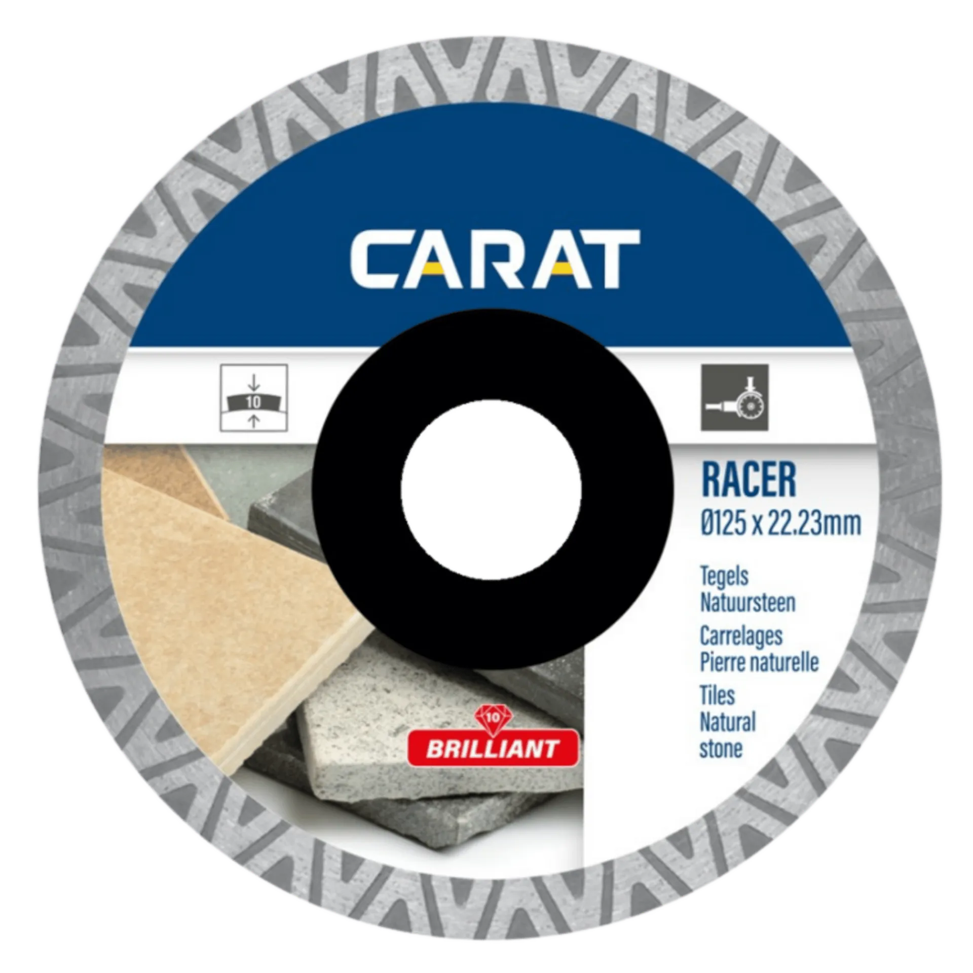 Scie diamantée pour carrelage/pierre naturelle 125 mm racer - CDB1253000