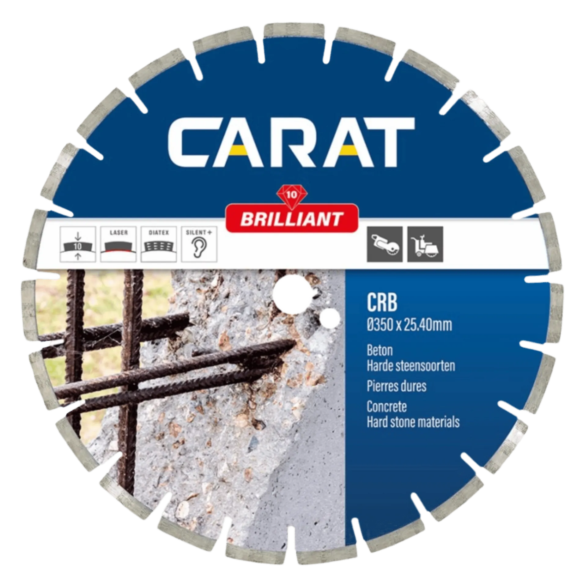 Diamantzaag ø 350 x 20 mm beton brilliant CRB Diamantzaag ø 350 x 20 mm beton brilliant CRB