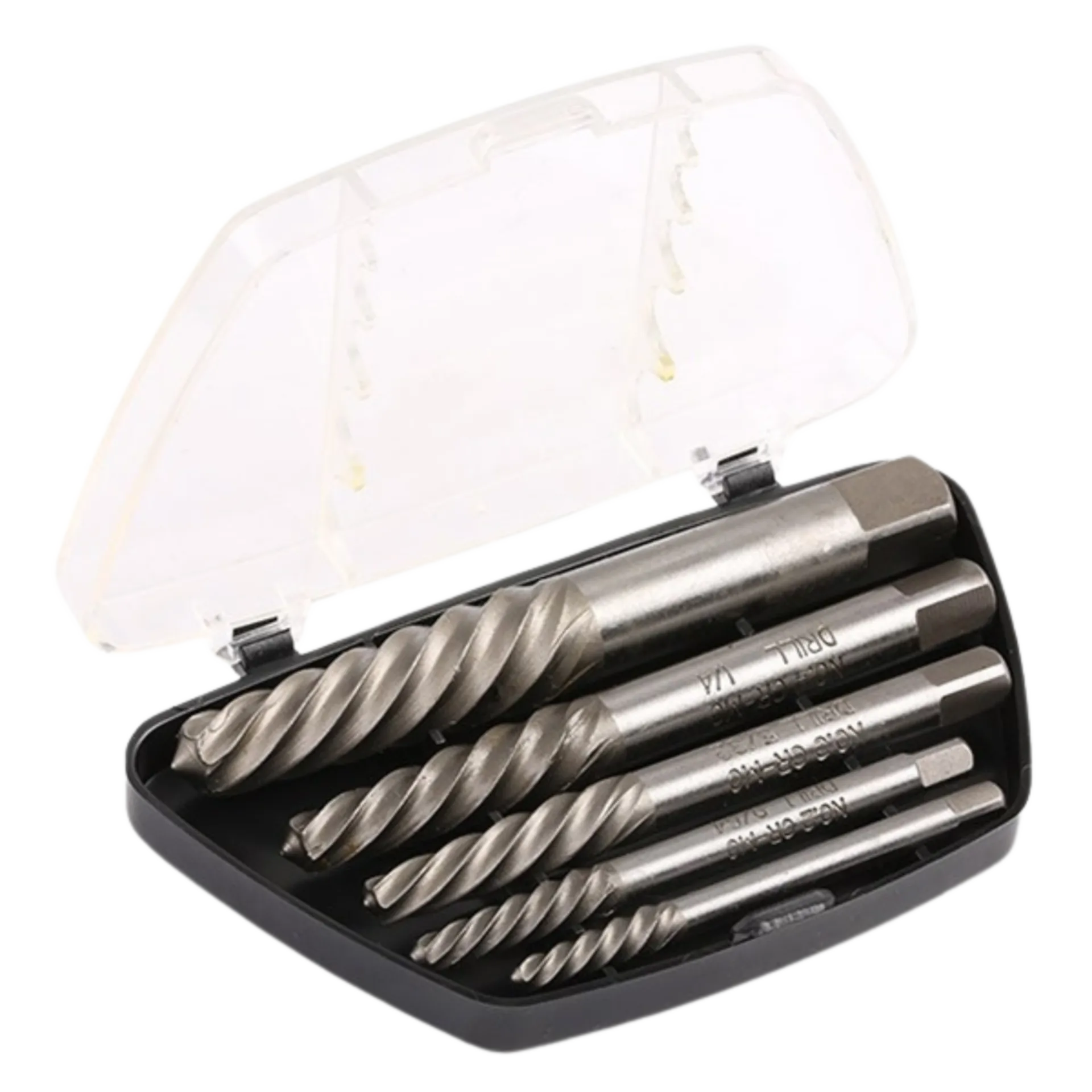 Set van 5 extractors met linkse spiraal tengtools (3 – 19 mm) ref. 116930108 -se05 Set van 5 extractors met linkse spiraal tengtools (3 – 19 mm) ref. 116930108 -se05