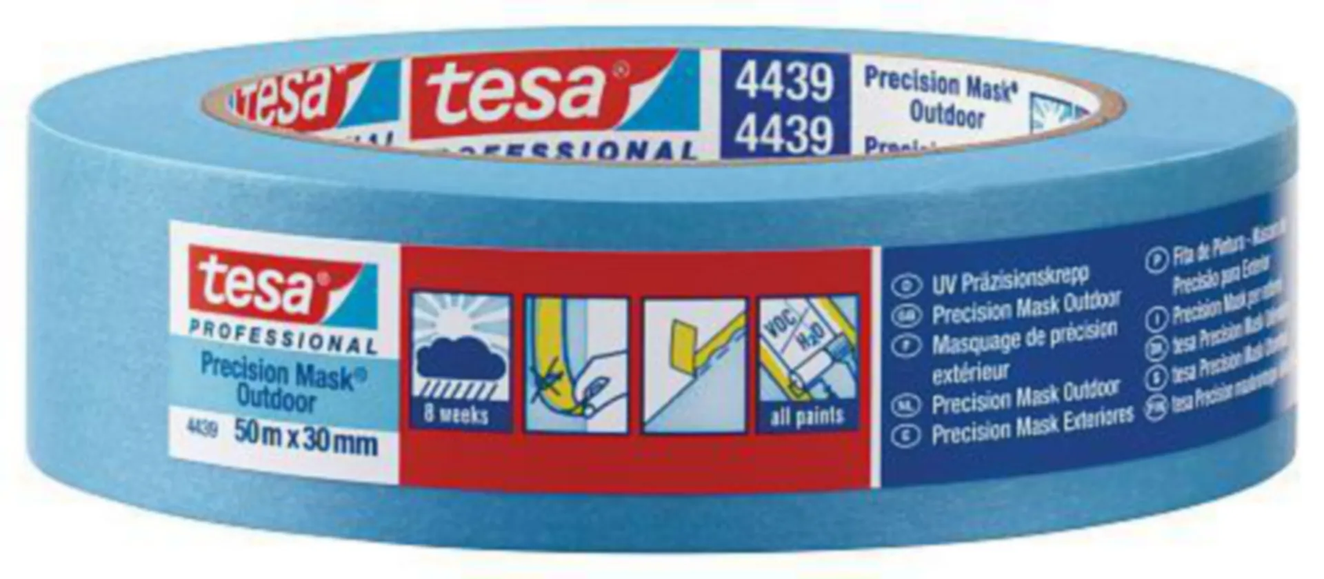 Tesa 4439/4440 Ruban de masquage extérieur (25 mm x 50 m)