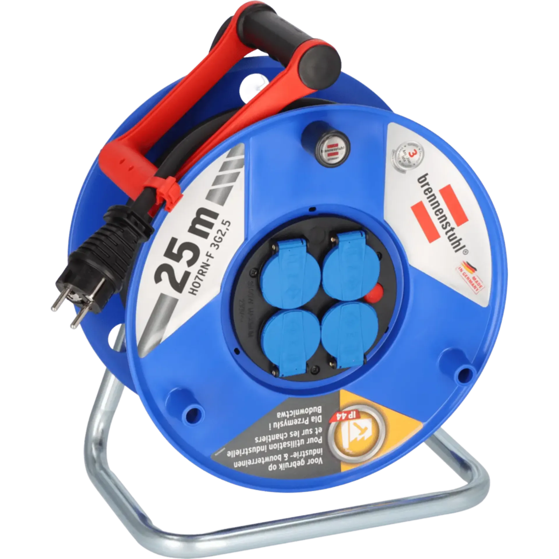 Enrouleur de câble - Garant F290 - 25M - H07RN - 4X3G2.5 FR Enrouleur de câble - Garant F290 - 25M - H07RN - 4X3G2.5 FR