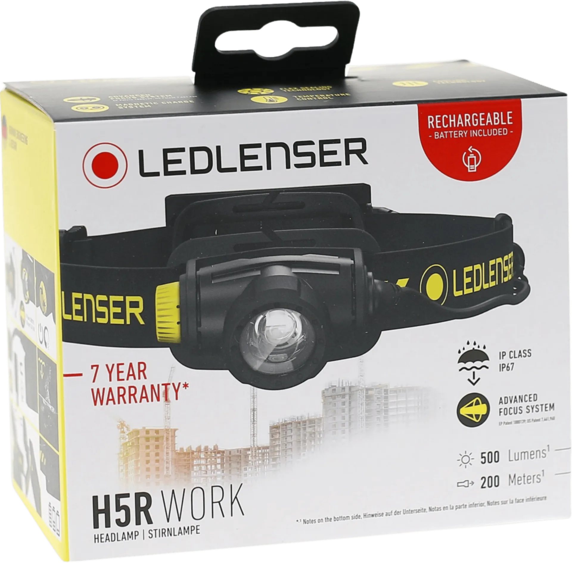 Hoofdlamp herlaadbaar H5R (500lm) - 502194