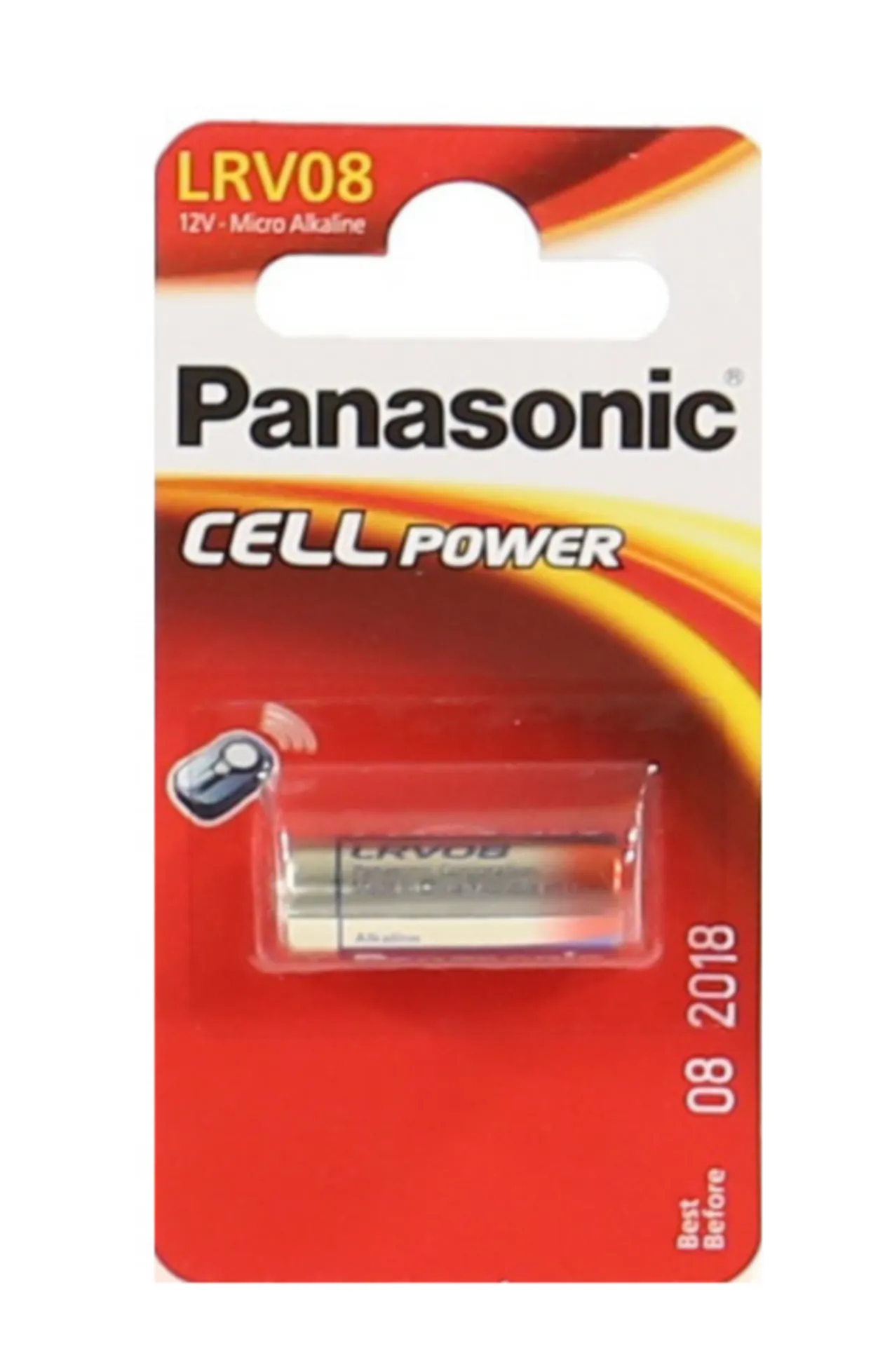 BATTERIE POUR PHOTO PANASONIC  LRV08 10,3X28,9MM (12V,33mAh) (ALKALINE)