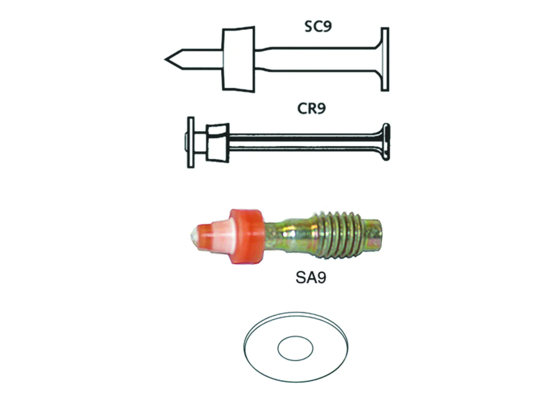 Clous sur bande SC9-30 P370 réf.011343