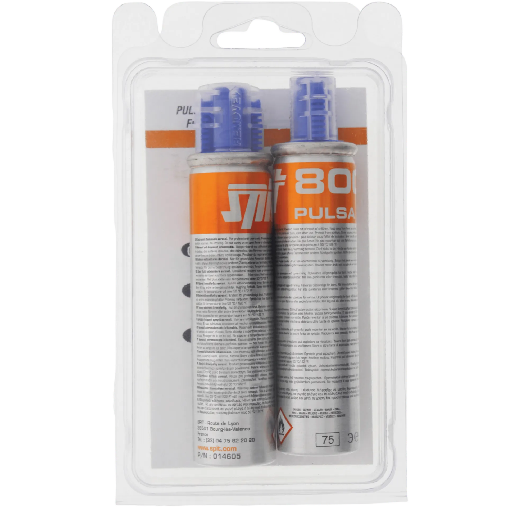 Set (2 pièces) cartouches de gaz pulsa 800 (011773) Set (2 pièces) cartouches de gaz pulsa 800 (011773)