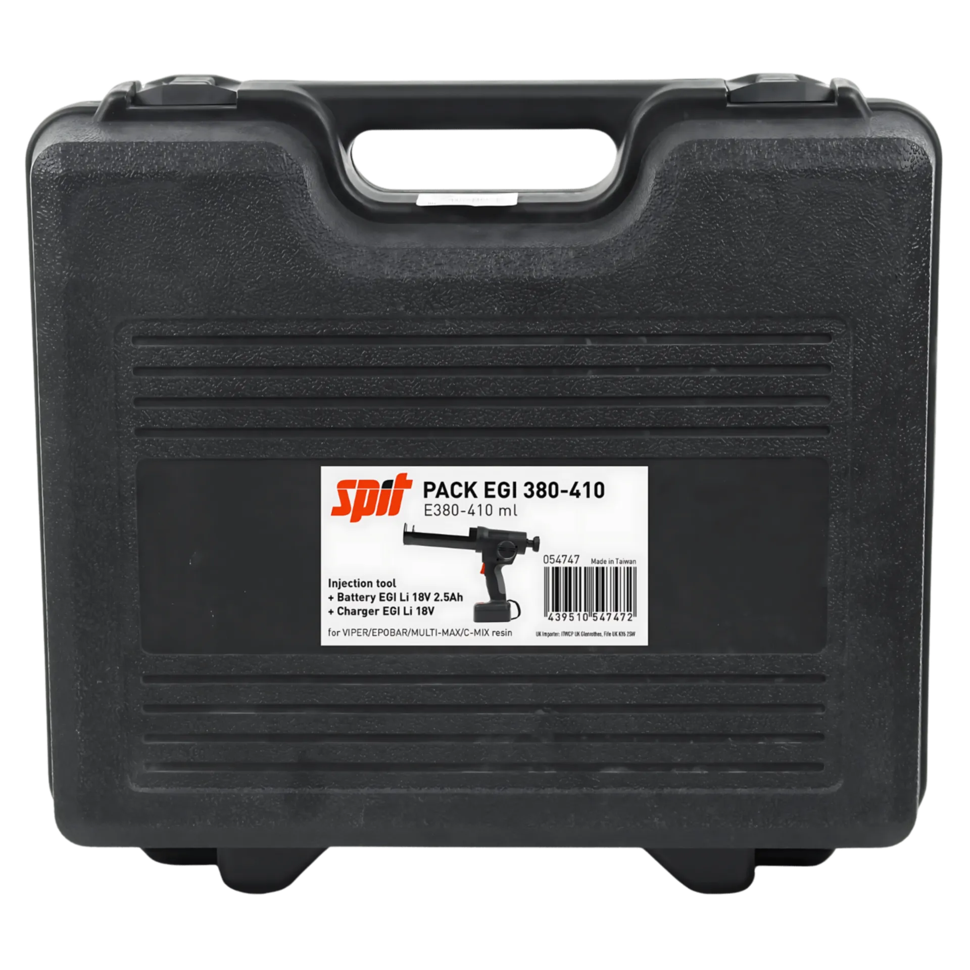 Accu-injectiepistool 380-410 ml (18V - 1 X Li-ion)