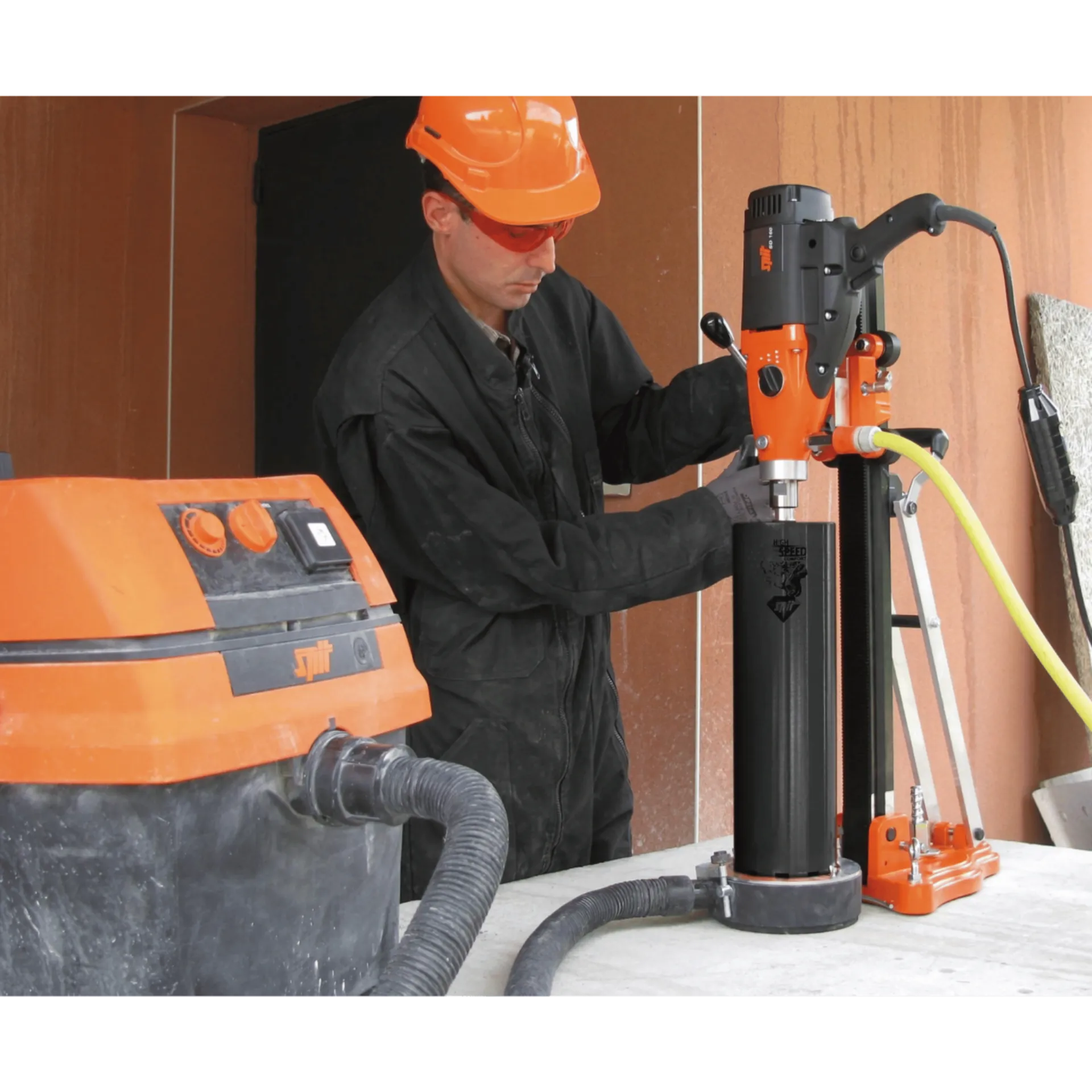 Diamantboormachine SD160 (2000W - 1/2") met quick connection ref.624009 Diamantboormachine SD160 (2000W - 1/2") met quick connection ref.624009