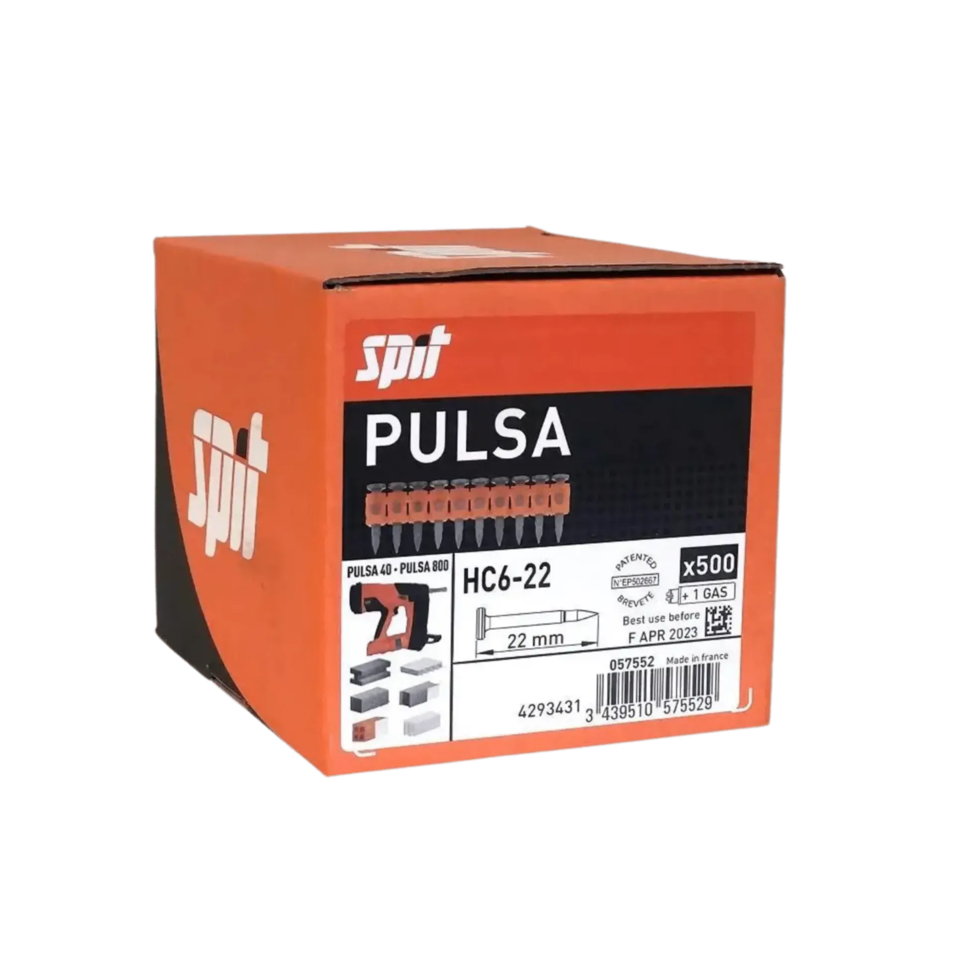 Cloueur sur batterie 27P + 15000 clous HC 6/22