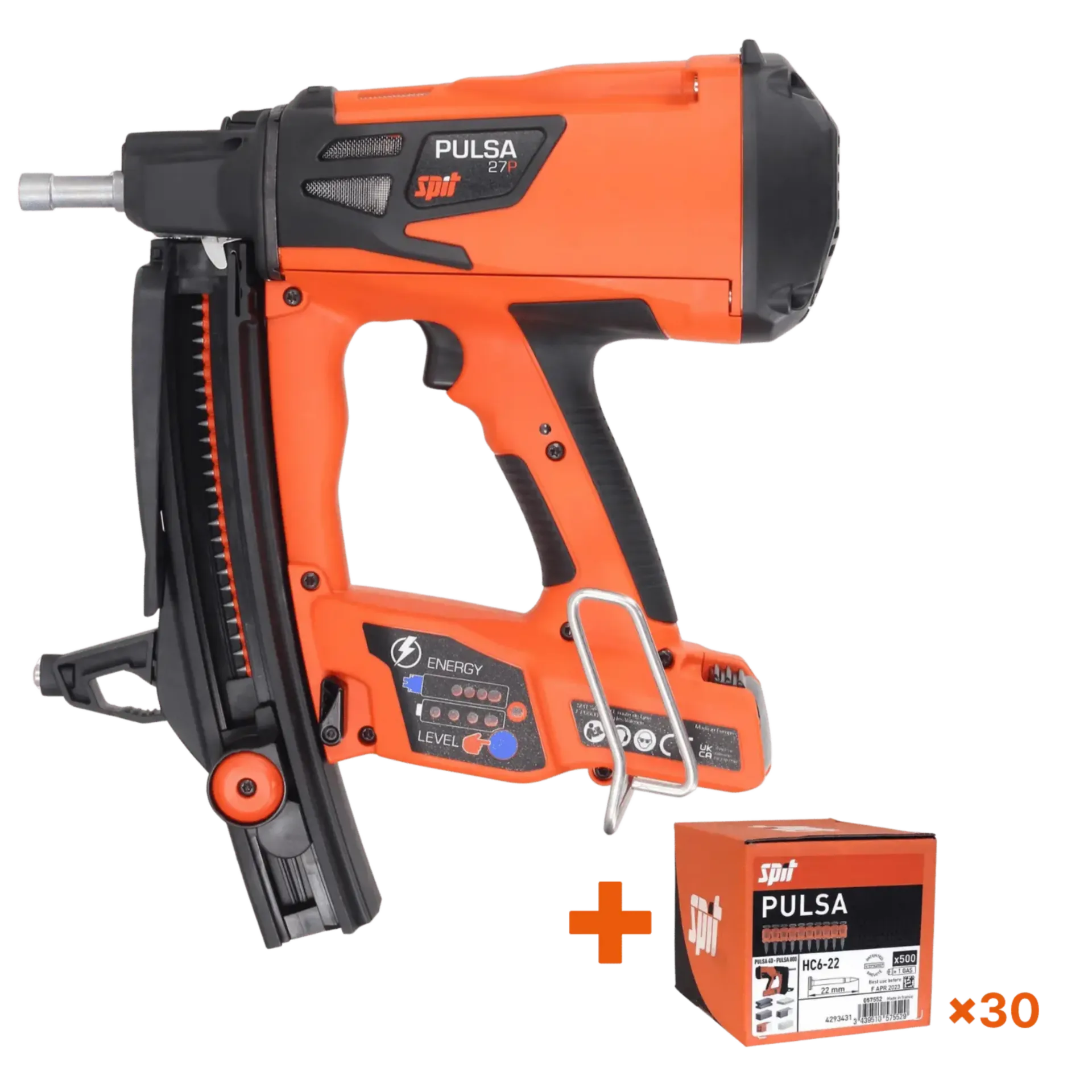 Accu nagelapparaat Pulsa 27P + 15000 nagels HC 6/22 Accu nagelapparaat Pulsa 27P + 15000 nagels HC 6/22