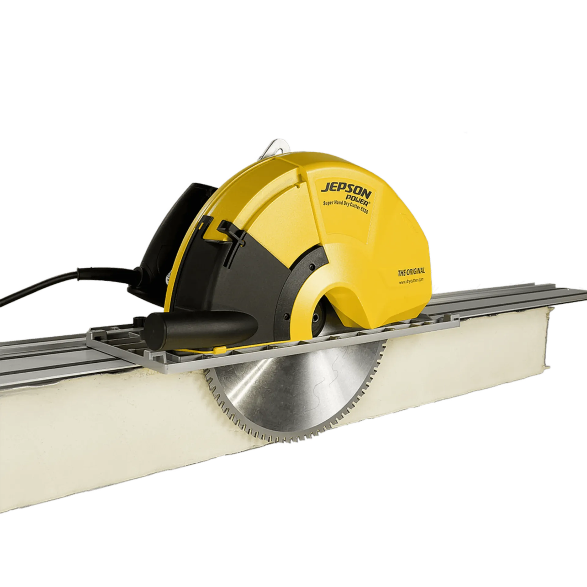 Scie circulaire Super Hand Dry Cutter 8320 (1800W – ø 320 x 25.4 mm) + rail Scie circulaire Super Hand Dry Cutter 8320 (1800W – ø 320 x 25.4 mm) + rail
