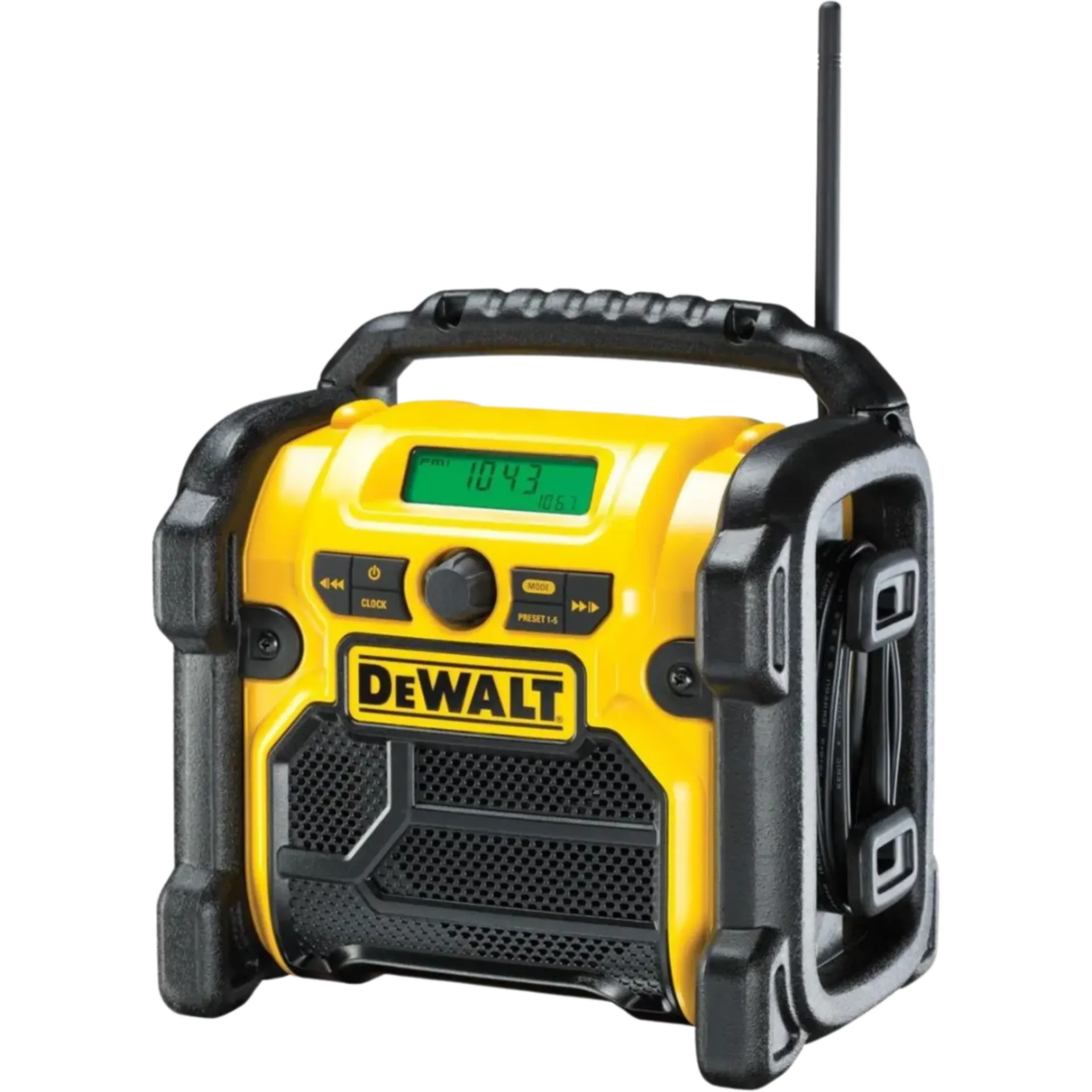 Radio de chantier DCR019-QW 10.8-14.4-18 V (sans batterie) Radio de chantier DCR019-QW 10.8-14.4-18 V (sans batterie)