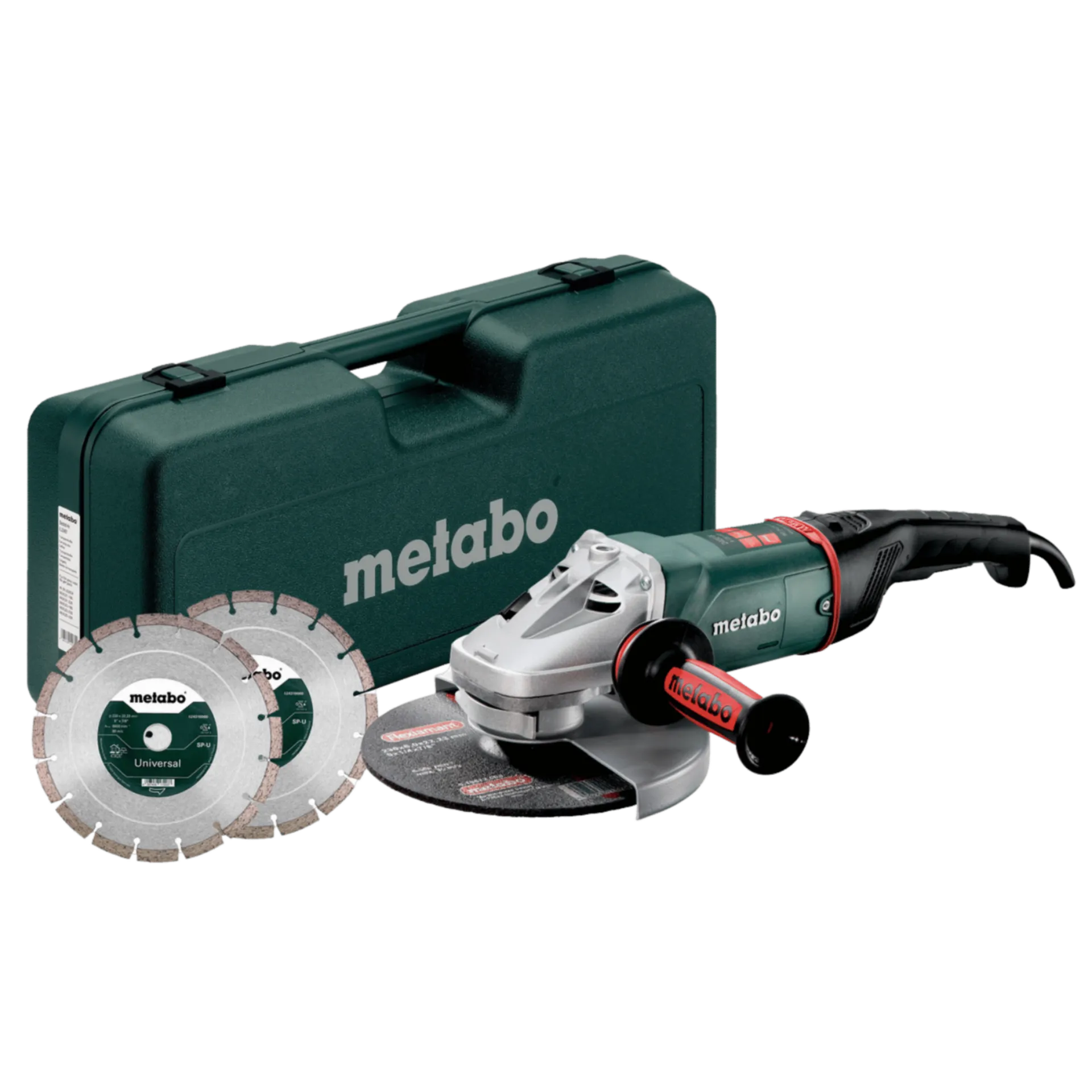 Haakse slijper WE 24-230 MVT (2400W - ø 230 mm) in koffer Haakse slijper WE 24-230 MVT (2400W - ø 230 mm) in koffer