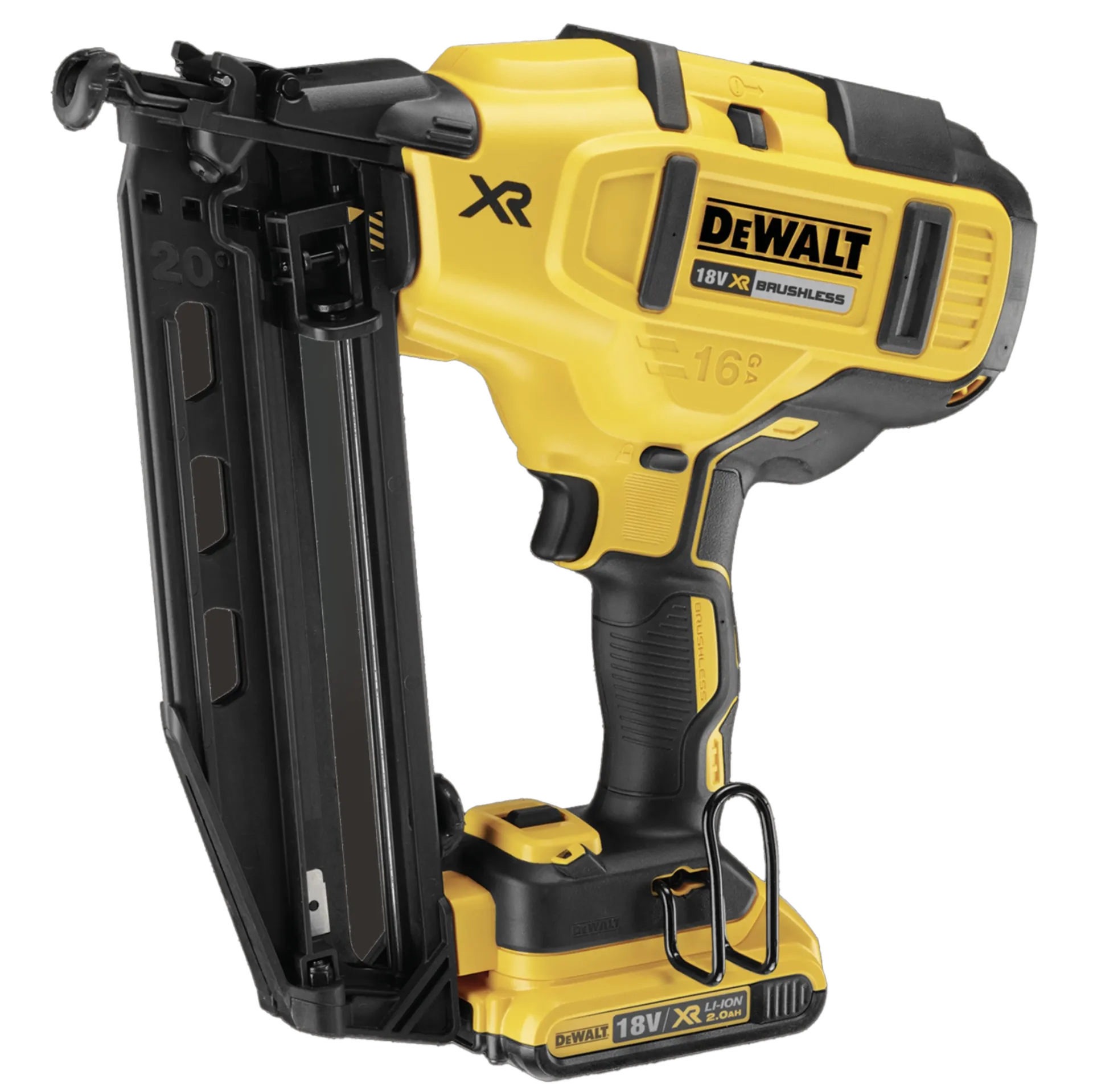Accu nagelapparaat DCN660D2 (18V - 2 x 2 Ah Li-ion - brads 16GA)