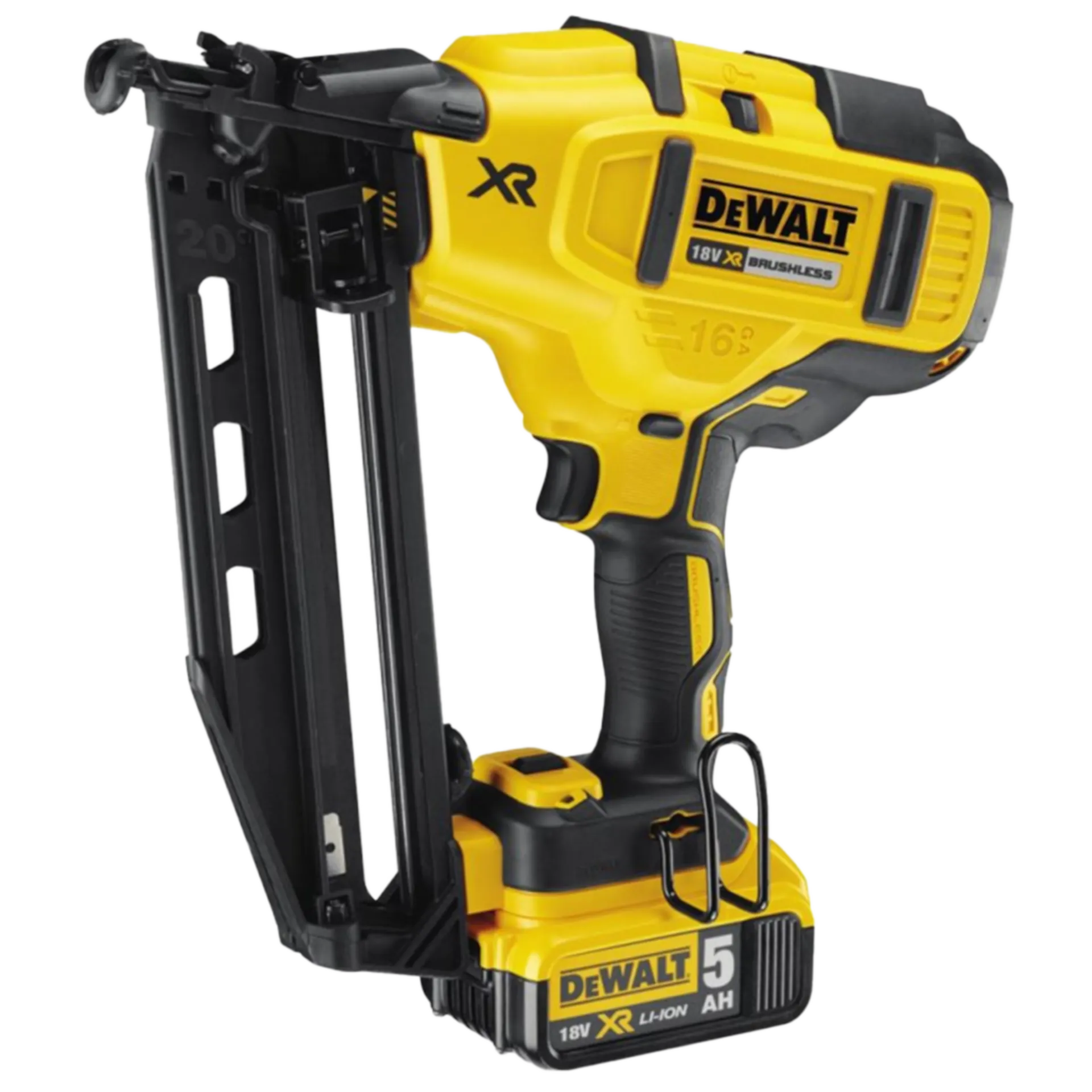 Appareil à clous sur batterie DCN660P2 (18V - 2 x 5Ah Li-ion - Clous 16GA)