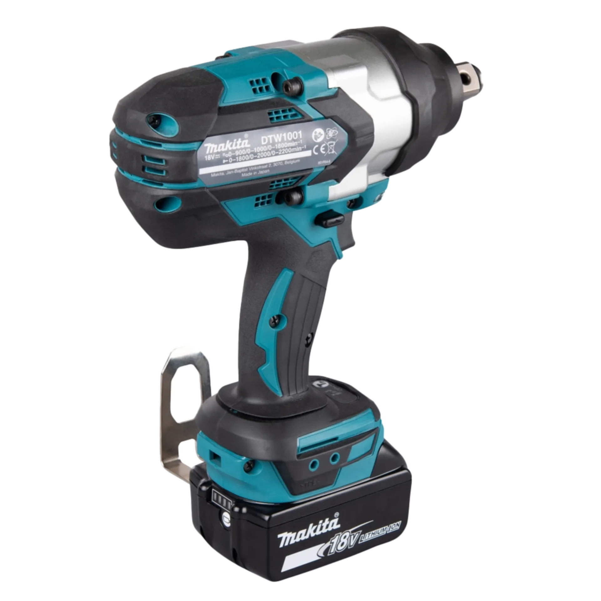 Accu Slagmoersleutel DTW1001RTJ (18V- 2 x 5.0Ah Li-ion - 1050 Nm - 3/4")