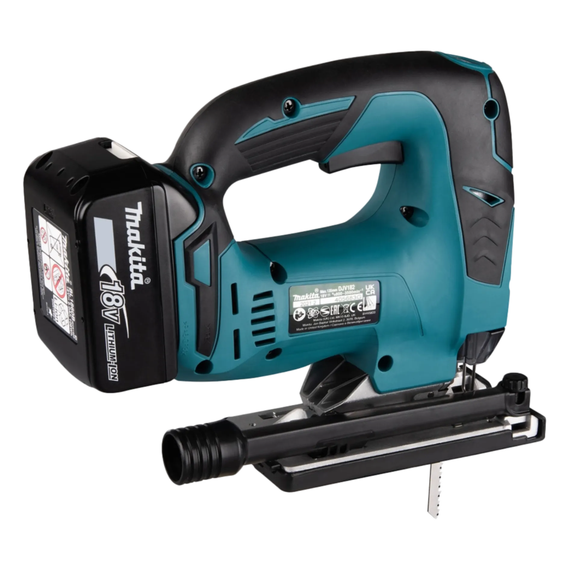 Accu Decoupeerzaag DJV182RTJ (18V - 2 x 5Ah Li-ion - Beugelgreep) Accu Decoupeerzaag DJV182RTJ (18V - 2 x 5Ah Li-ion - Beugelgreep)