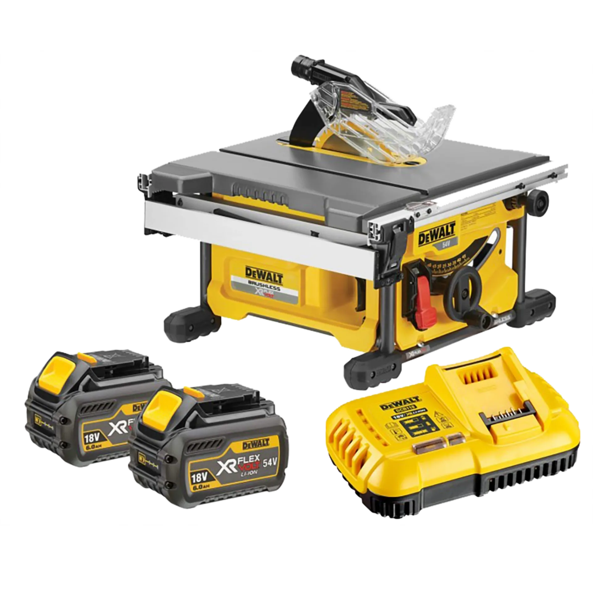 Accu tafelzaagmachine DCS7485T2 (54V - 2 x 6 Ah Li-ion - Flexvolt) Accu tafelzaagmachine DCS7485T2 (54V - 2 x 6 Ah Li-ion - Flexvolt)