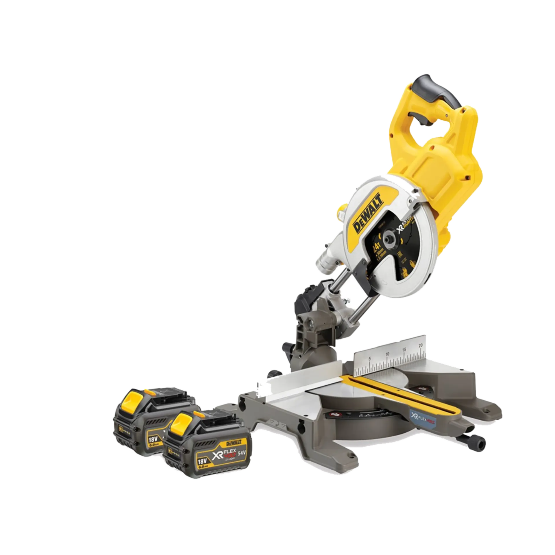 Accu afkort- en verstekzaag DCS777T2 (54V - 2 x 6 Ah Li-ion - Ø216 mm) Accu afkort- en verstekzaag DCS777T2 (54V - 2 x 6 Ah Li-ion - Ø216 mm)