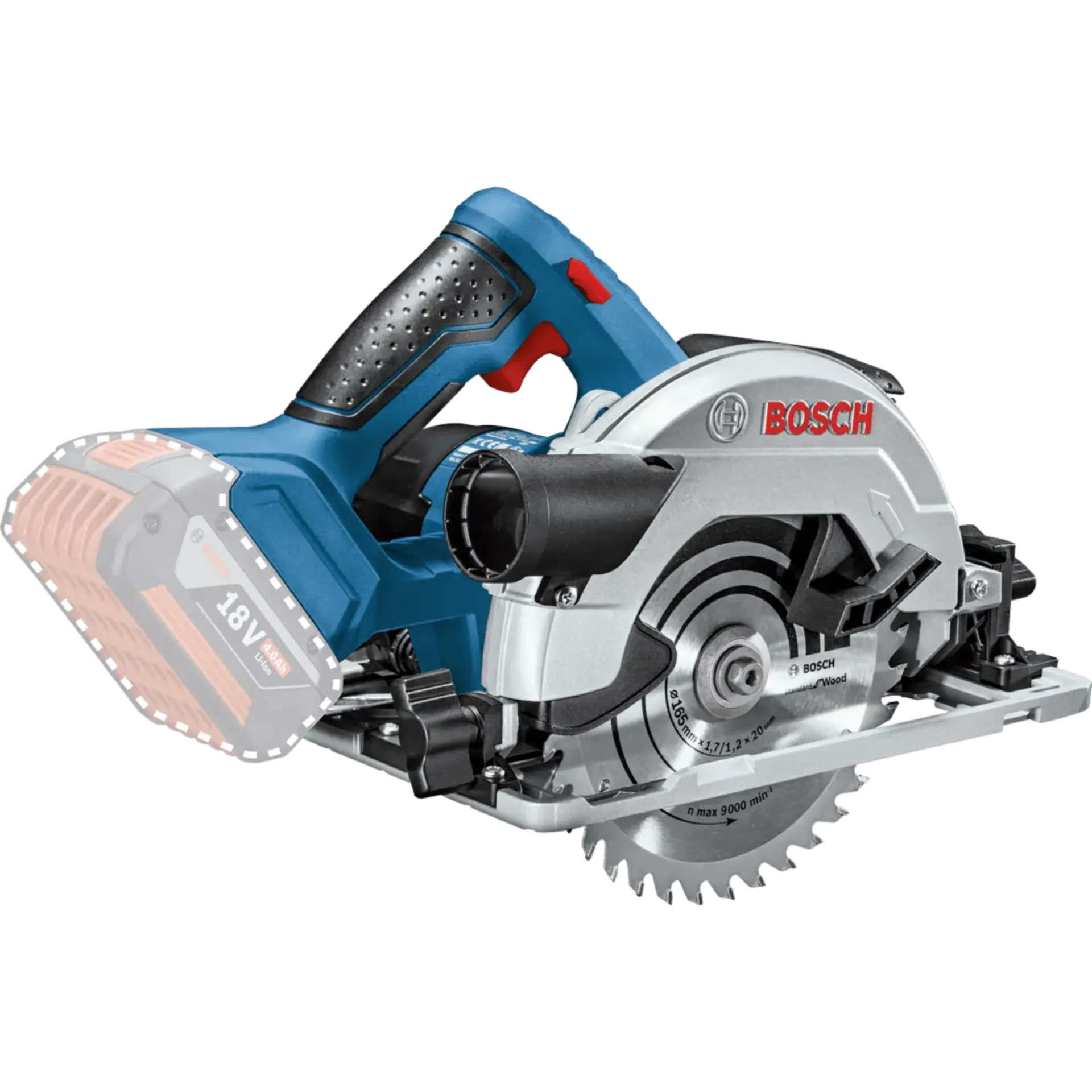 Accu Cirkelzaag GKS 18V-57 G (18 V - excl. accu)