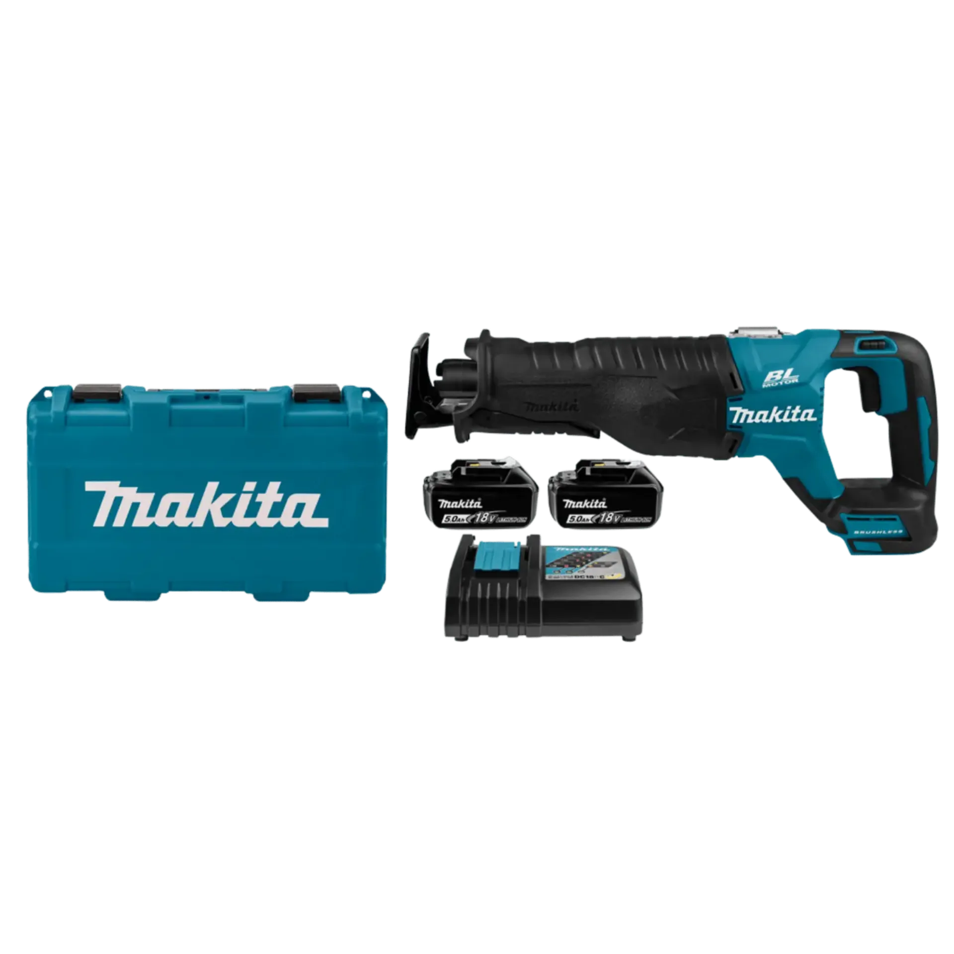 Accu Reciprozaag DJR187RTE (18V - 2 X 5 Ah Li-ion)