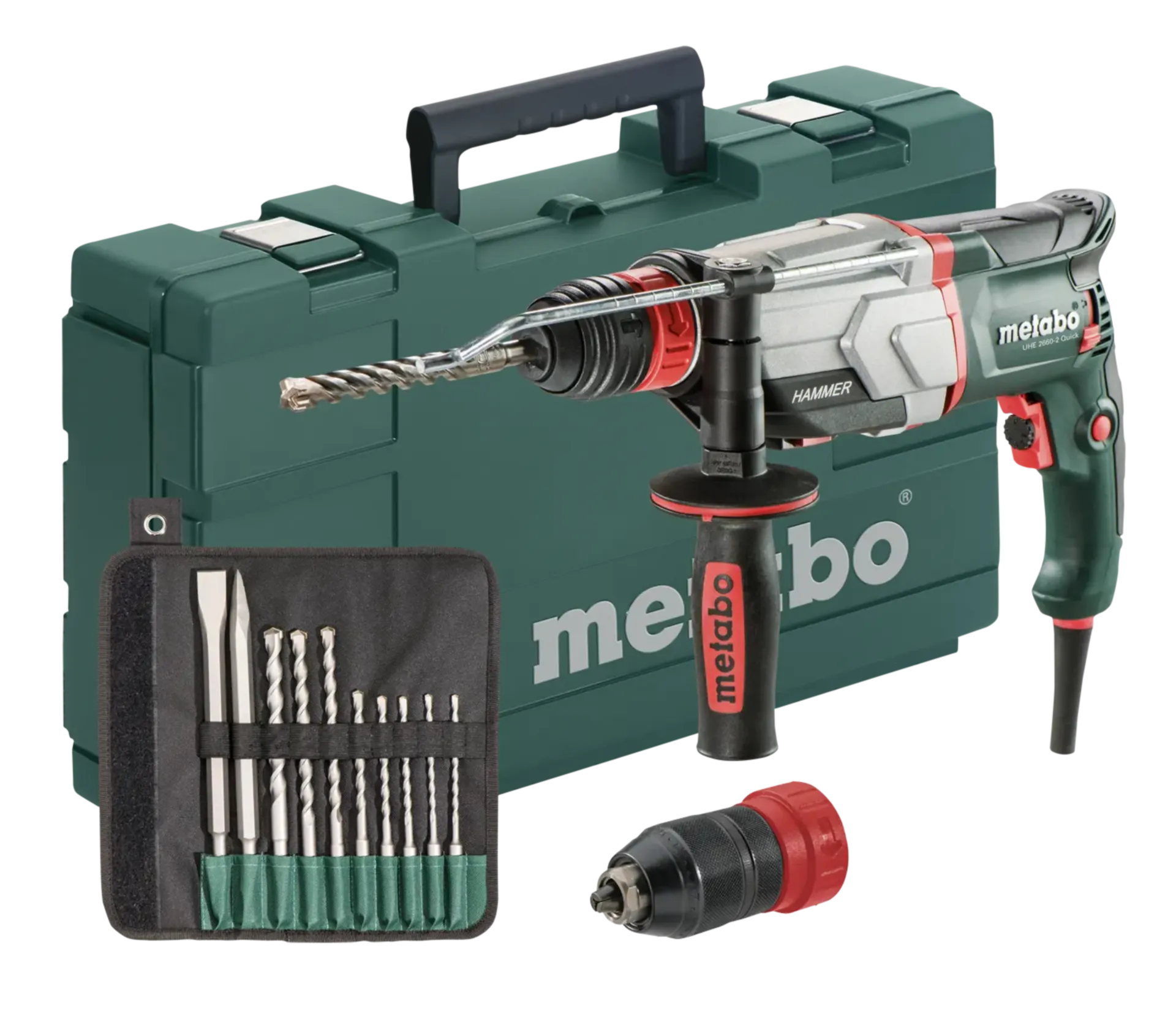 Boorhamer met beitelfunctie (800 W - 2.8 J - SDS+)