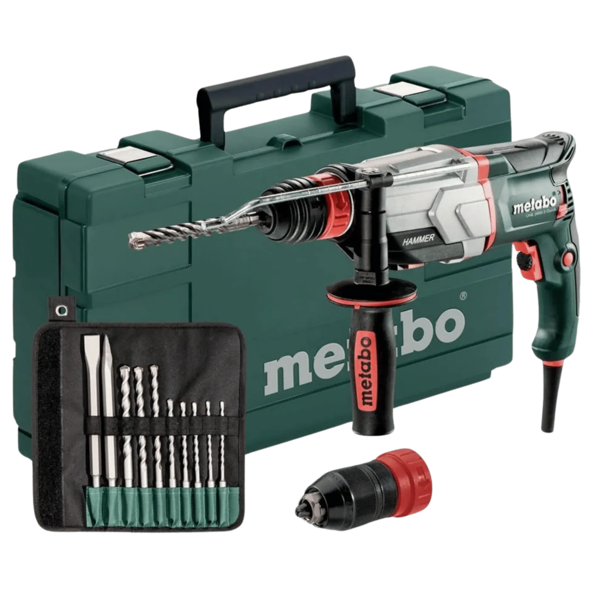 Marteau perforateur avec fonction burin (800 W - 2,8 J - SDS+)