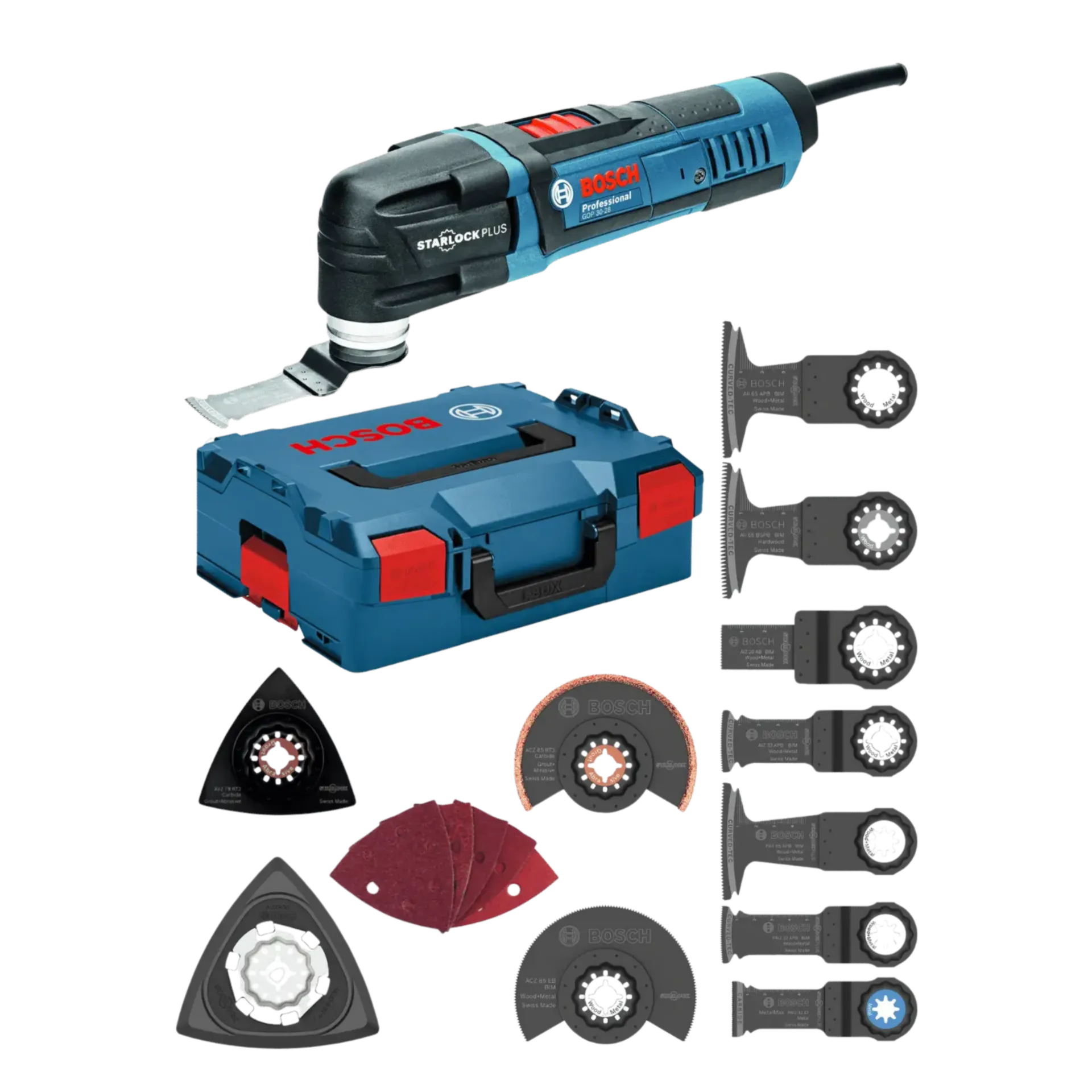 Outil multifonction GOP 30-28 (300 W - Starlock Plus) + accessoires Outil multifonction GOP 30-28 (300 W - Starlock Plus) + accessoires