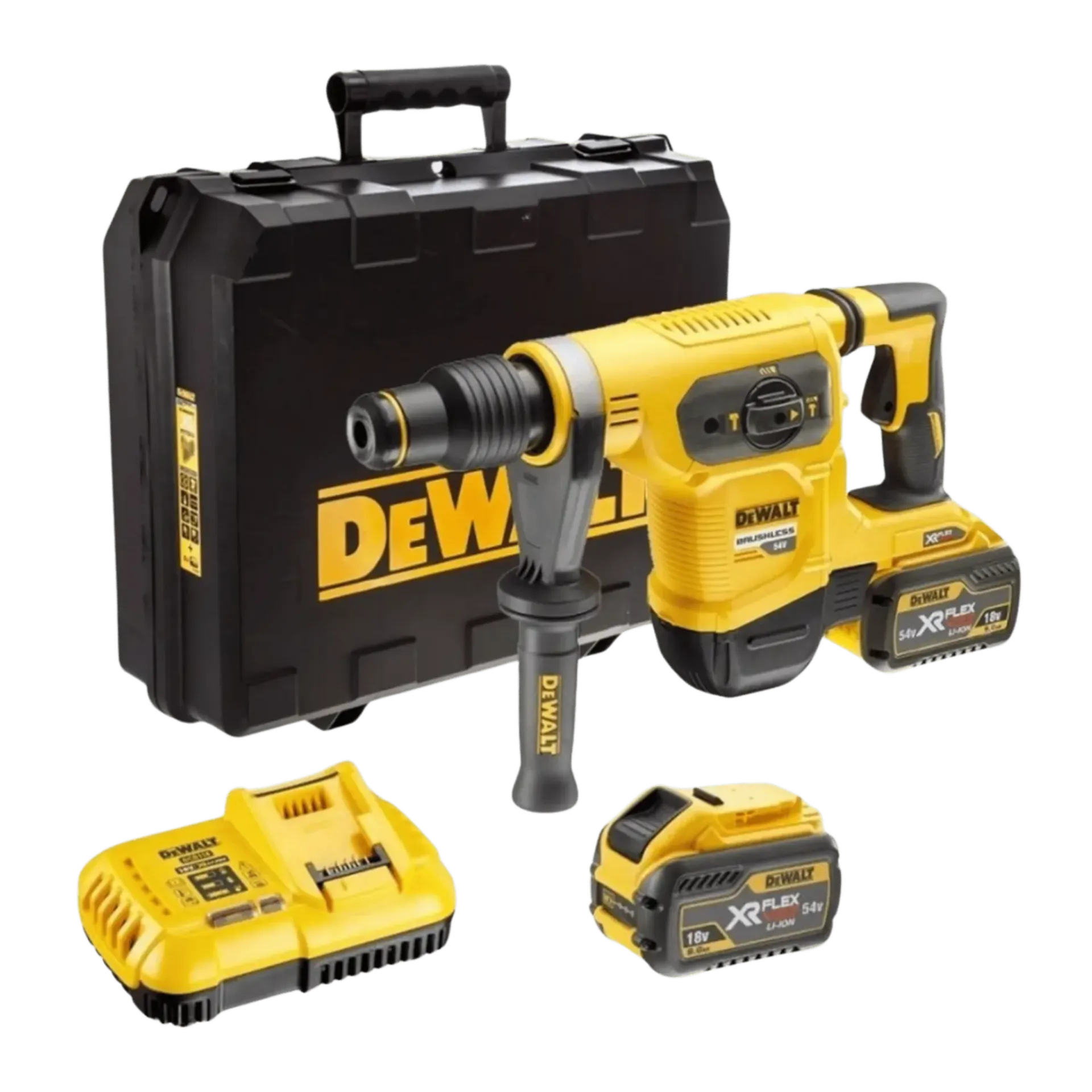 Accuboor- en breekhamer (54 V - 2 x 9 Ah Li-ion - 6 J) Accuboor- en breekhamer (54 V - 2 x 9 Ah Li-ion - 6 J)