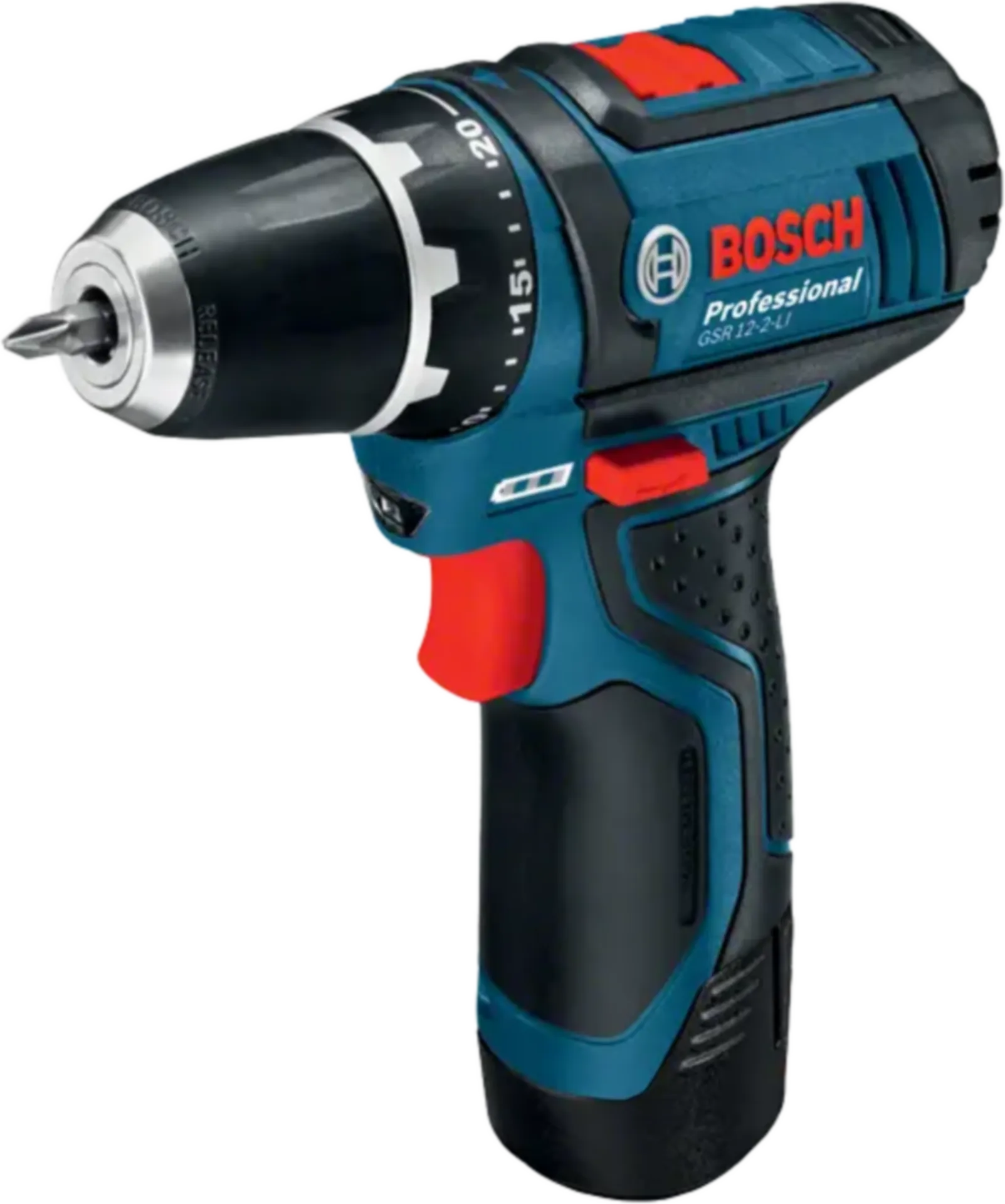 Accu Schroef- en Boormachine GSR 12V-15 (12 V - 2 X 2 Ah Li-ion)
