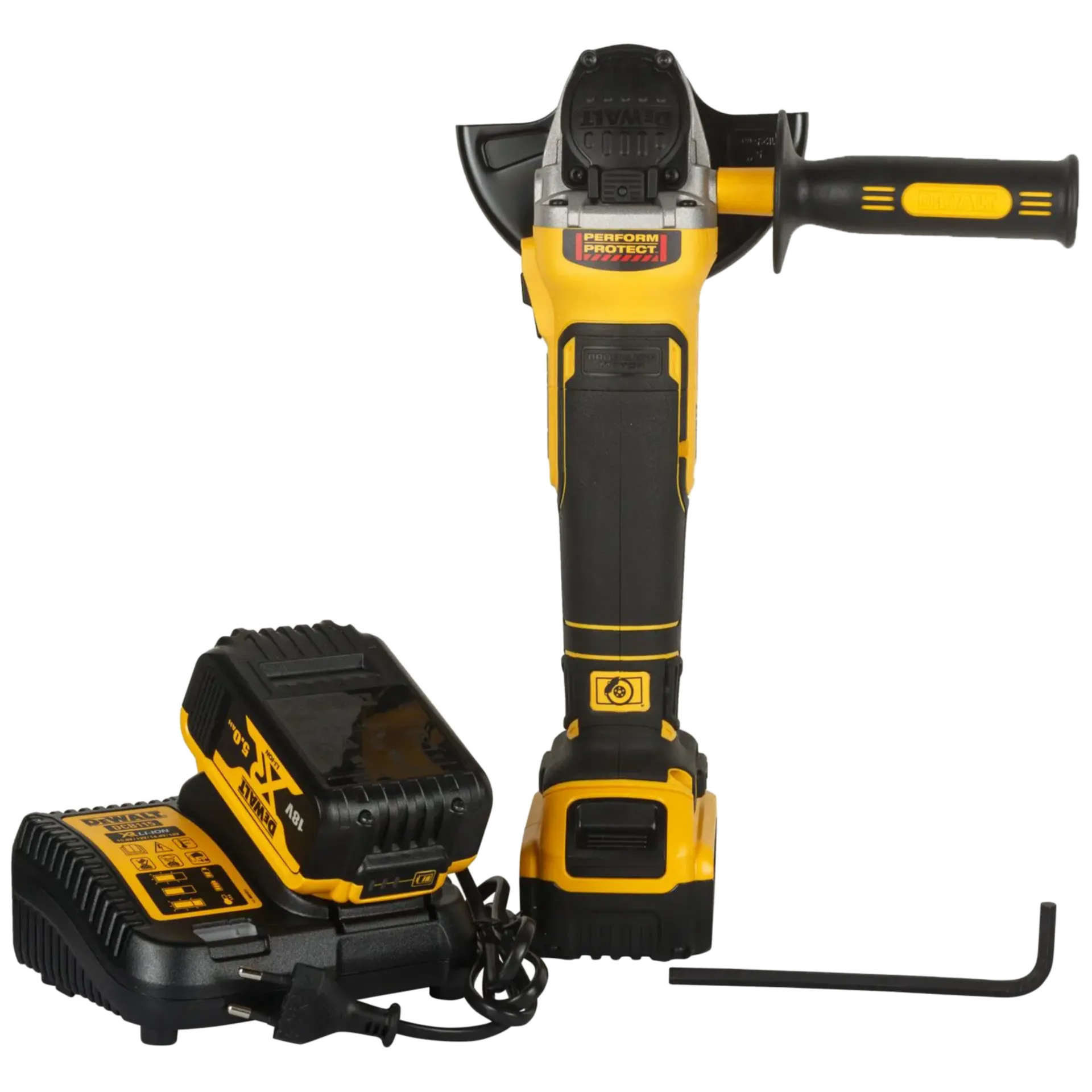 Accu Haakse Slijper DCG405P2-QW (18V - 2 X 5 Ah Li-ion - 125 mm) Accu Haakse Slijper DCG405P2-QW (18V - 2 X 5 Ah Li-ion - 125 mm)